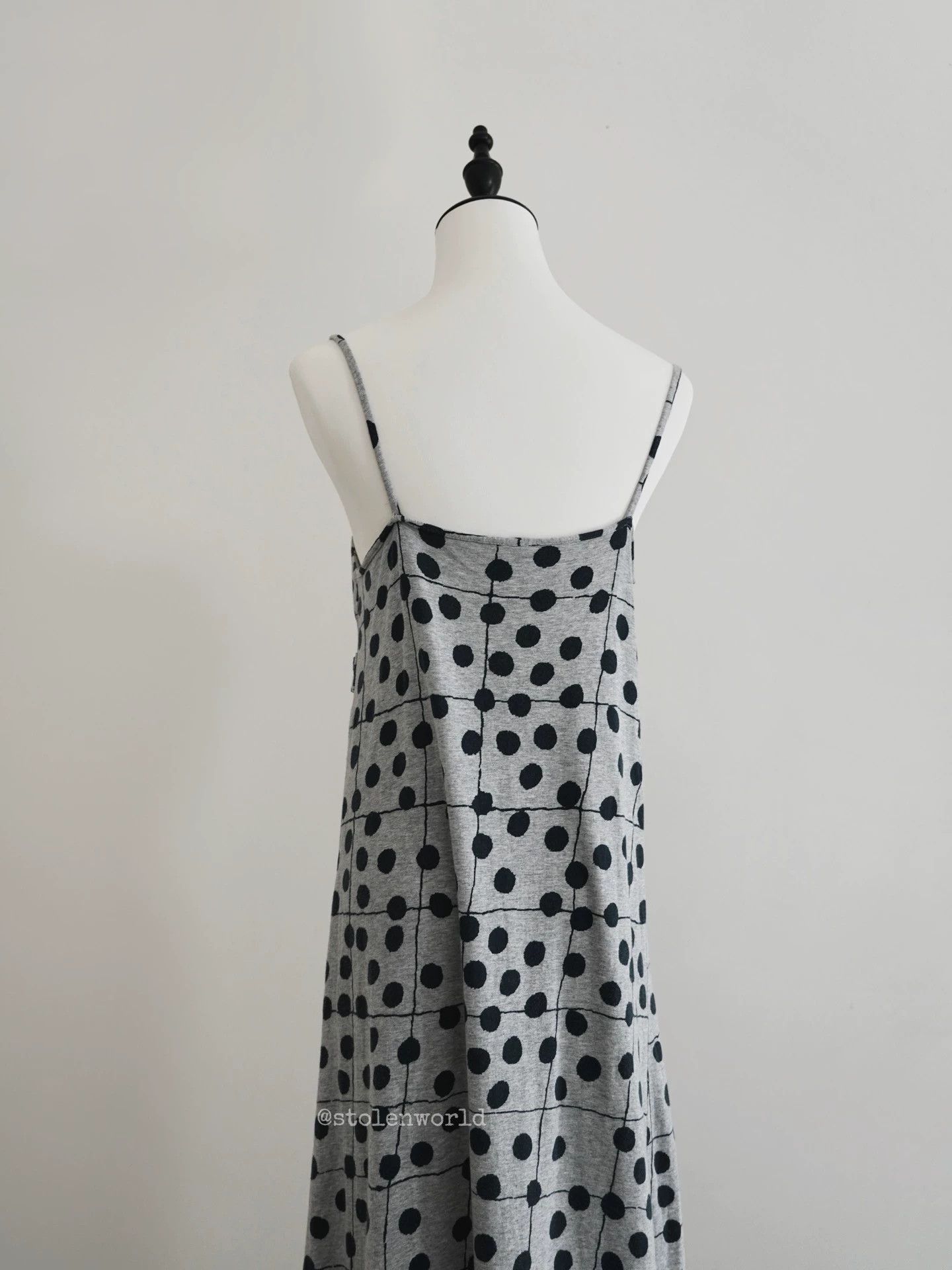 Comme des Garcons Comme des Garçons Early Gray Polka Dot Camisole Dress Size M / US 6-8 / IT 42-44 - 3 Thumbnail