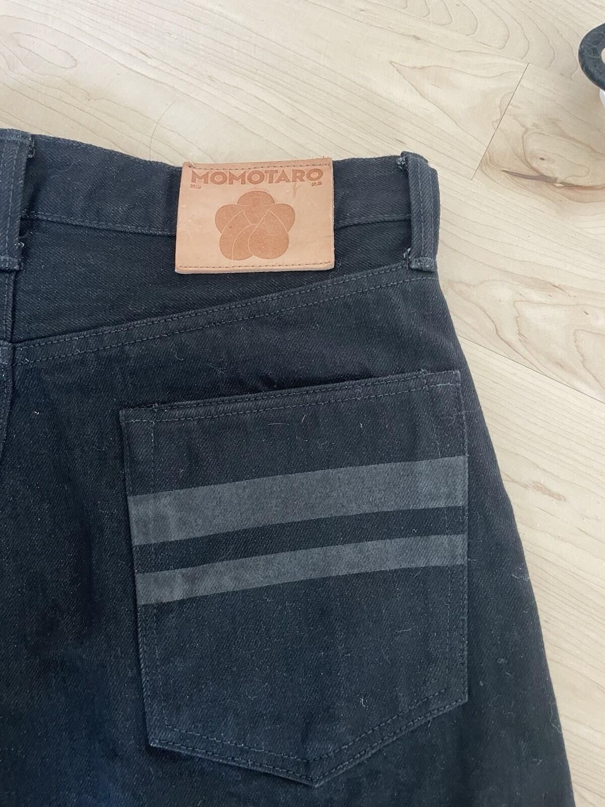 Momotaro Jeans Momotaro MMJZ1101 Straight Denim Jeans Black Selvedge 30 Size US 30 / EU 46 - 3 Thumbnail