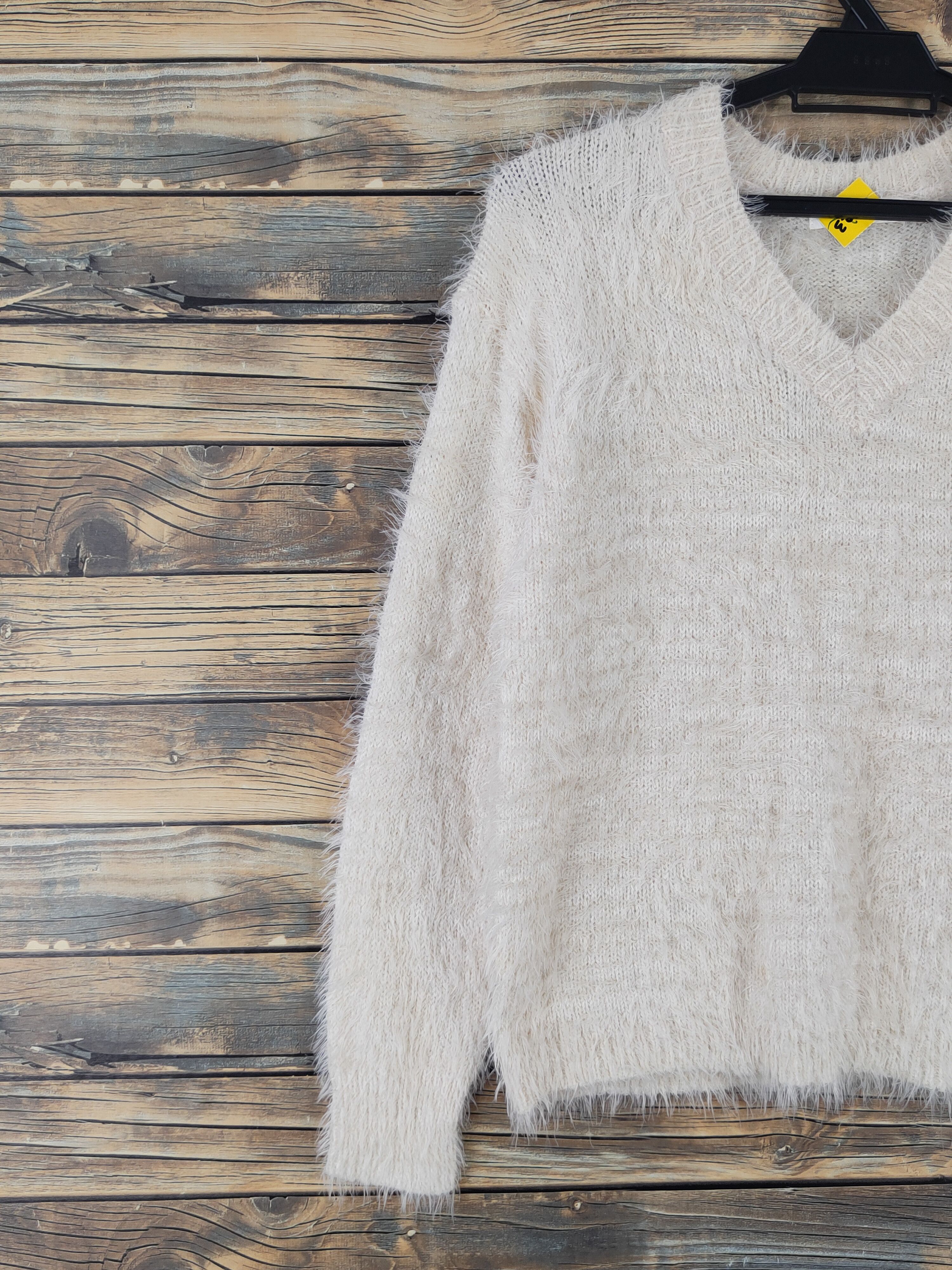 Japanese Brand × Vintage Grove Light Brown Shag Shaggy Fur Mohair Knitwear #W2132 Size S / US 4 / IT 40 - 3 Thumbnail