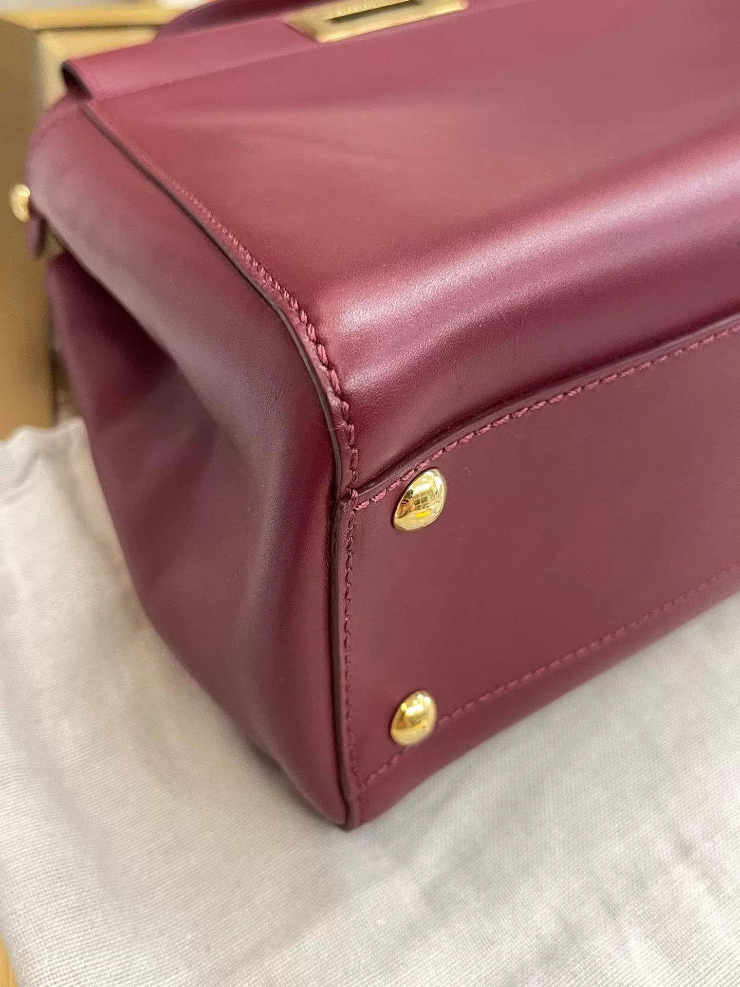 Fendi Fendi Peekaboo VGC w/Dust Bag + RCvr 34x12x25 M876 Size ONE SIZE - 6 Thumbnail