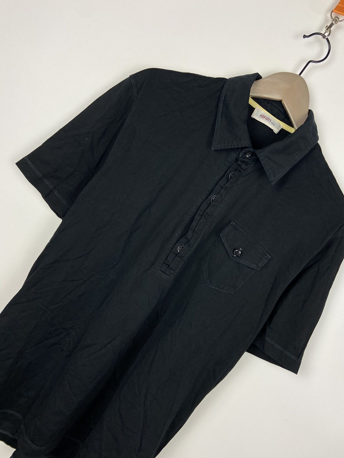 Kenzo × Vintage Vintage Kenzo Homme Polo T-Shirt Black Mens Size US XL / EU 56 / 4 - 9 Thumbnail