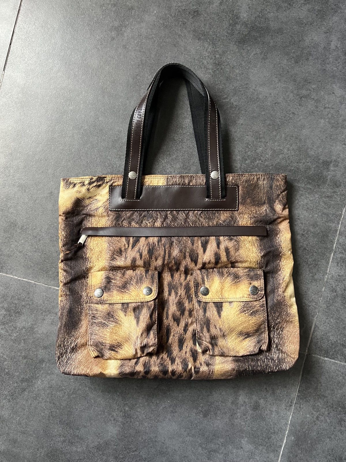 Roberto Cavalli × Vintage Roberto Cavalli Freedom Vintage Leopard tote bag Size ONE SIZE - 1 Thumbnail