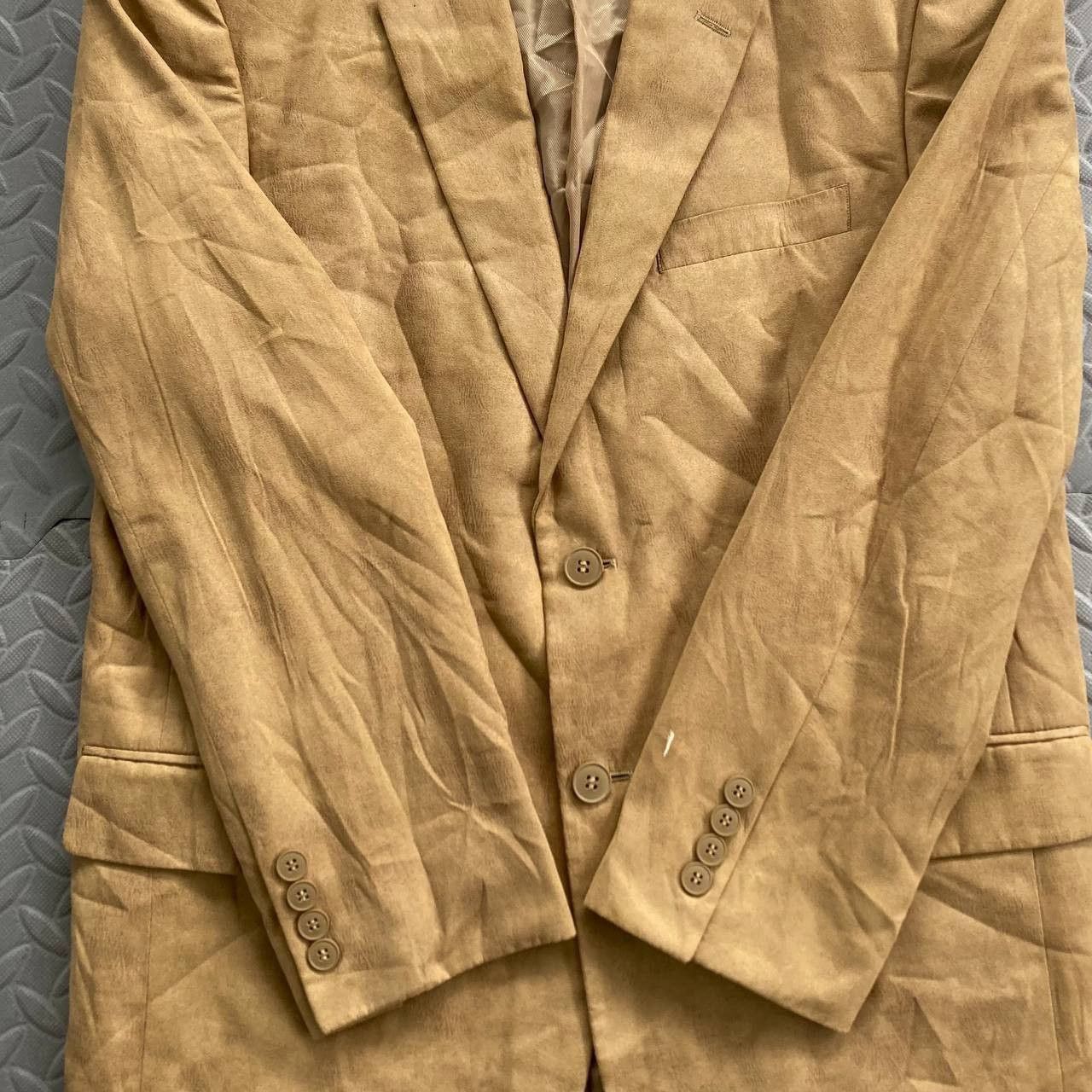 Andrew Fezza Vintage Microsuede Blazer Size 40S - 5 Thumbnail
