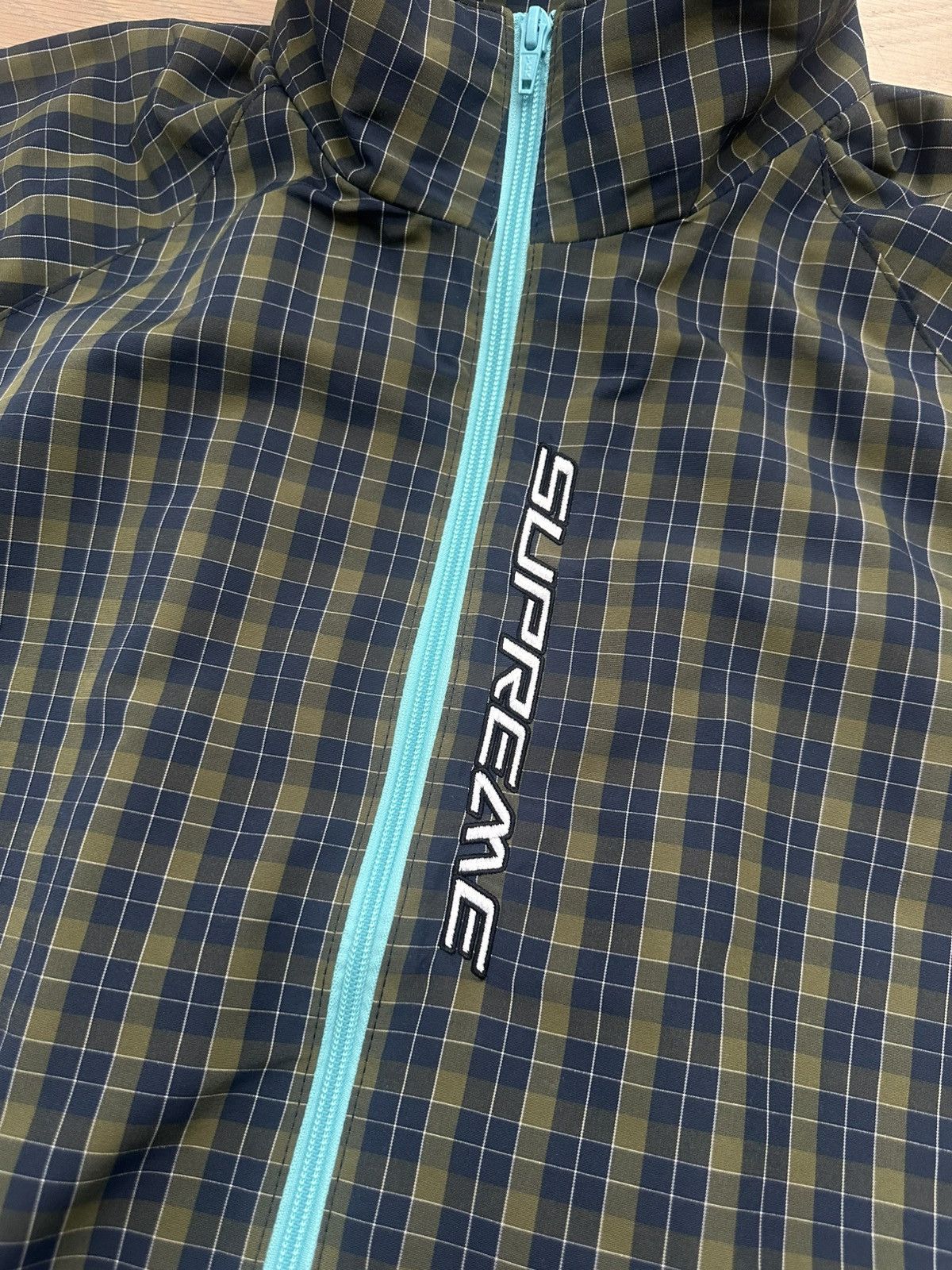 Supreme fw25 plaid track-jacket