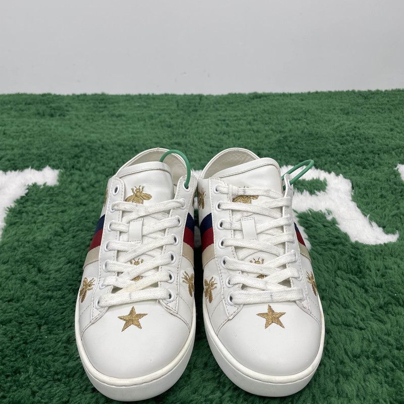 Gucci Gucci Ace Bee and Star Low-top Sneakers Size US 6 / IT 36 - 2 Thumbnail
