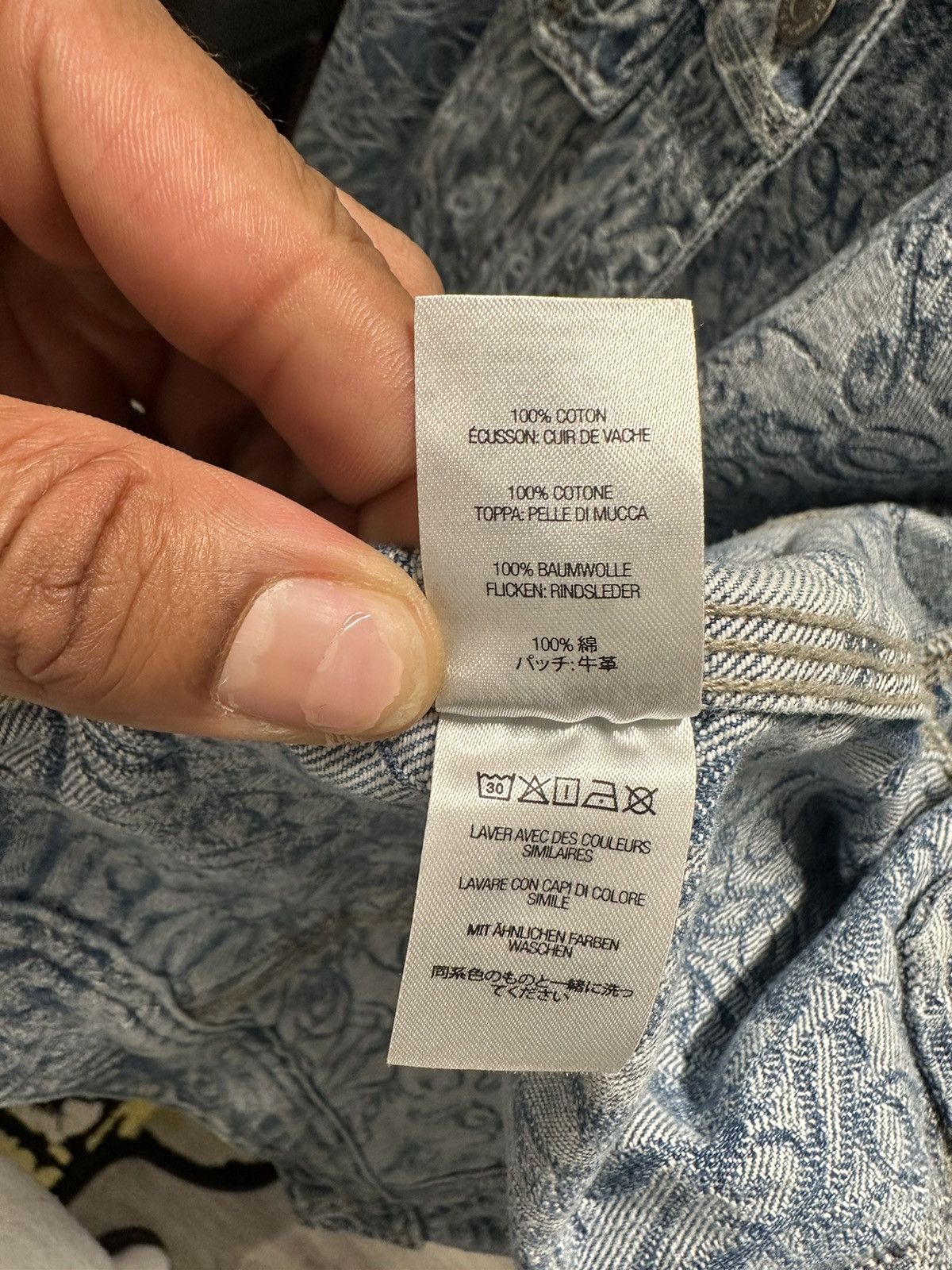 Supreme SUPREME SCRIPT JACQUARD DENIM TRUCKER JACKET Size US L / EU 52-54 / 3 - 5 Thumbnail