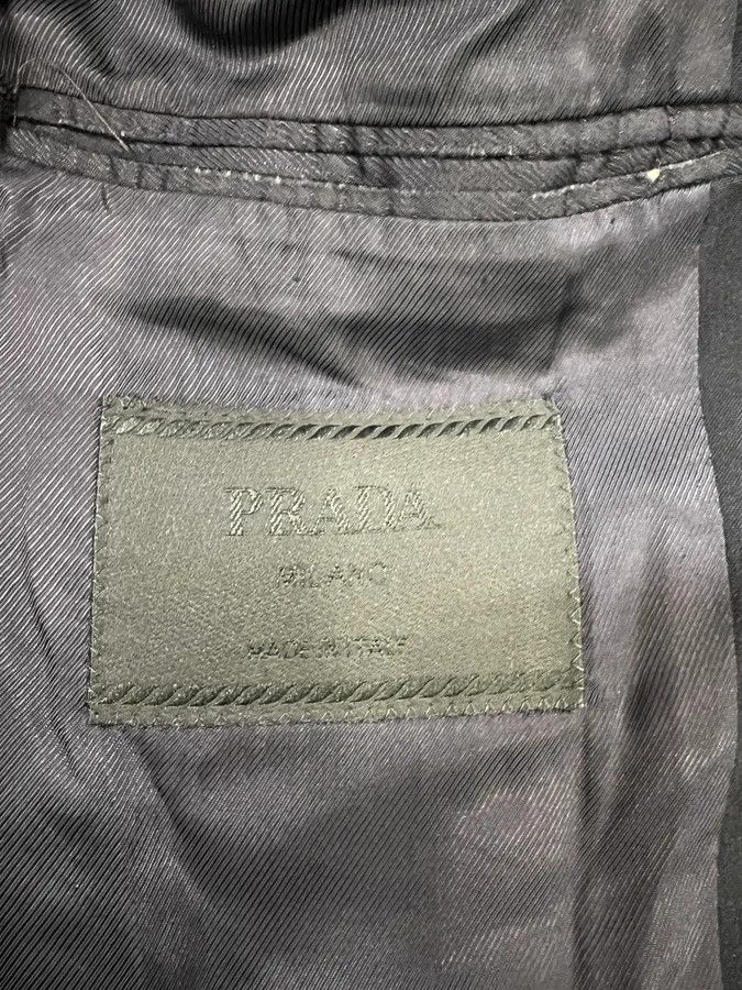 Prada × Vintage 2000s Prada Wool Navy Blazer Size US M / EU 48-50 / 2 - 5 Thumbnail