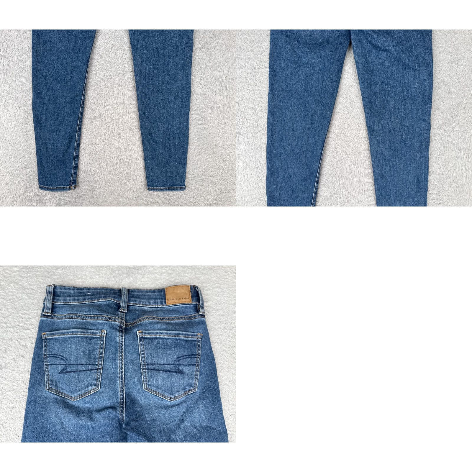 American Eagle Outfitters American Eagle Jeans Women 0 Blue Mid Rise Stretch Crop Skinny 26L 5-Pocket Denim Logo Embroidered 90s Vintage? No, keep. End gender: Womens Size 25" / US 0 / IT 36 - 10 Thumbnail