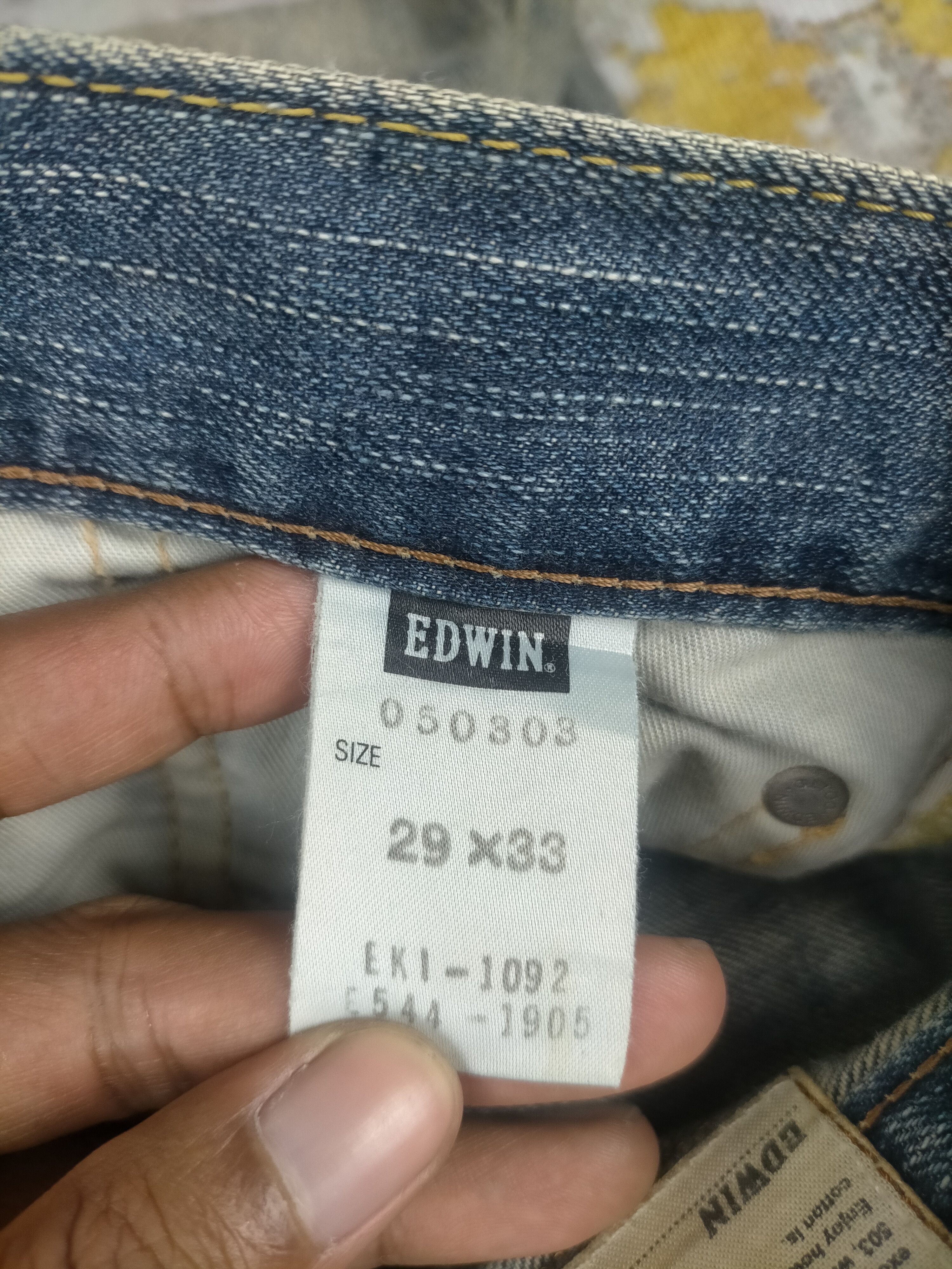 Edwin 🔥90s Edwin Grunge Distressed Washed Jeans Size US 29 - 8 Thumbnail