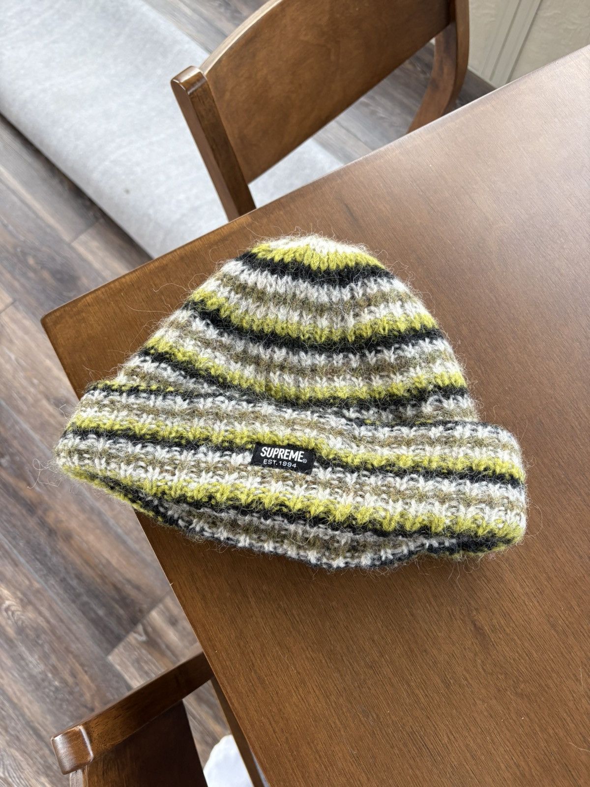 Pre-owned Supreme Loose Stripe Beanie Fw23