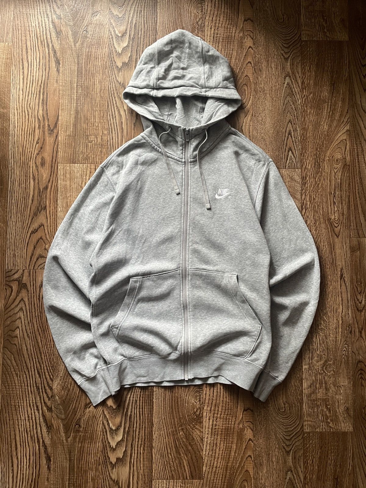 Nike Vintage Nike Zip-Up Hoodie Swoosh Y2K 90S rare hype Size US S / EU 44-46 / 1 - 1 Thumbnail