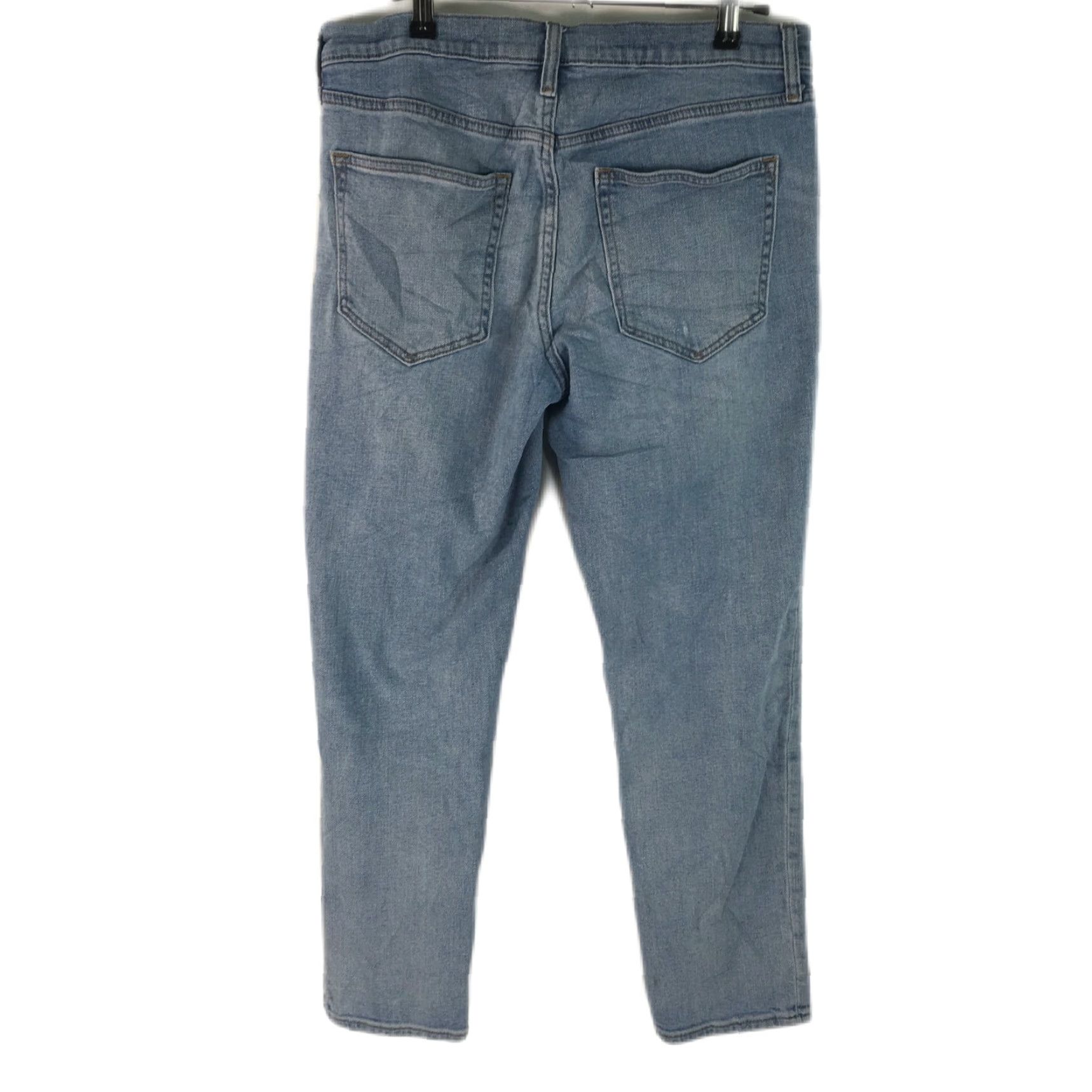 Gap GAP 1969 Womens Best Girlfriend Distressed Regular Flat Front Blue Jeans Size 28 Size 28" / US 6 / IT 42 - 2 Thumbnail