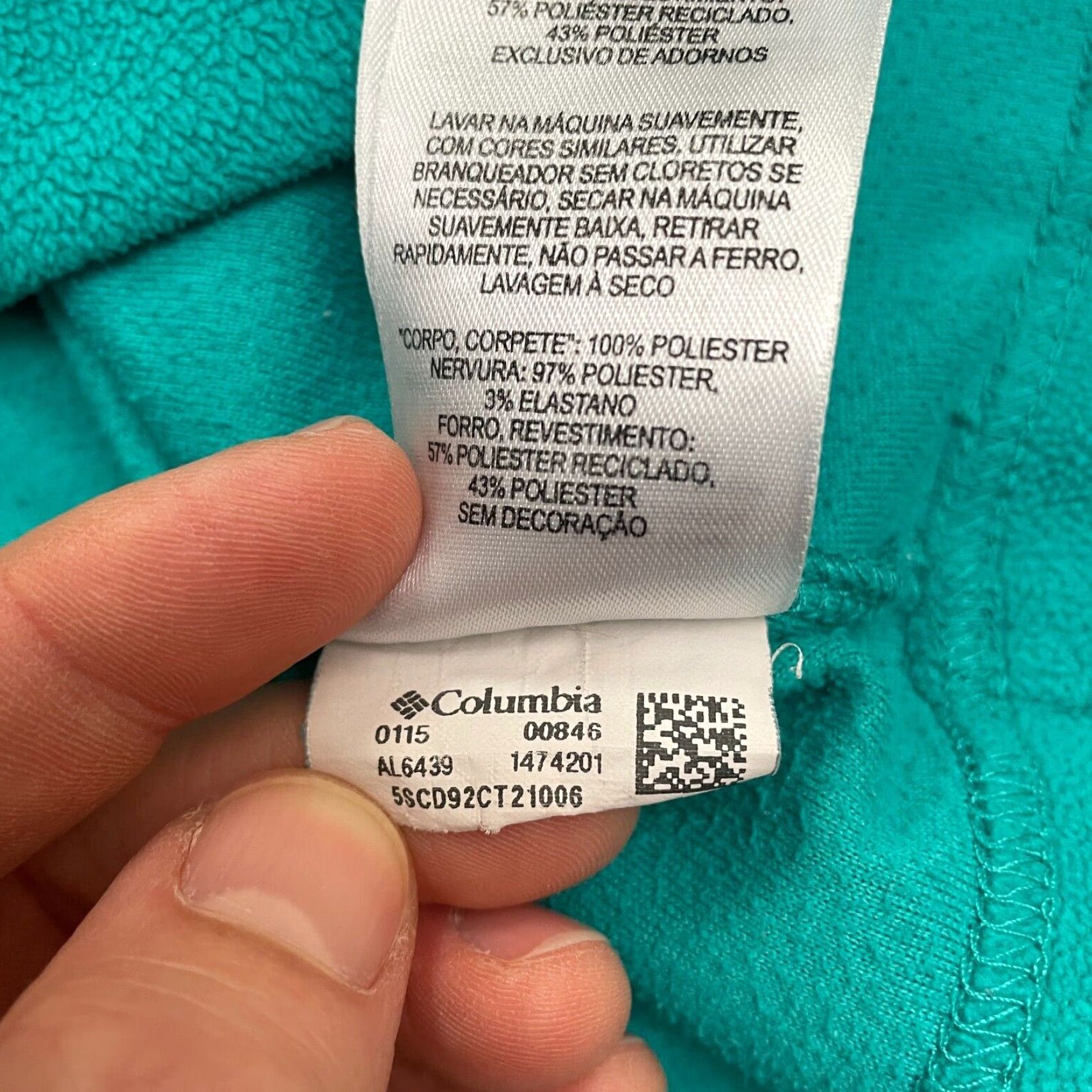 Vintage Columbia Glacial III Fleece Pullover Hoodie Sweatshirt Womens Small Green Casual Size S / US 4 / IT 40 - 7 Thumbnail