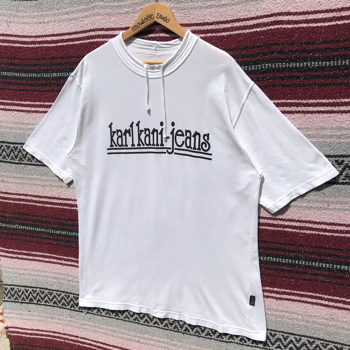 Karl Kani × Vintage Vintage Karl Kani Jeans Turtleneck Shirt Back Hit NY Size US L / EU 52-54 / 3 - 3 Thumbnail