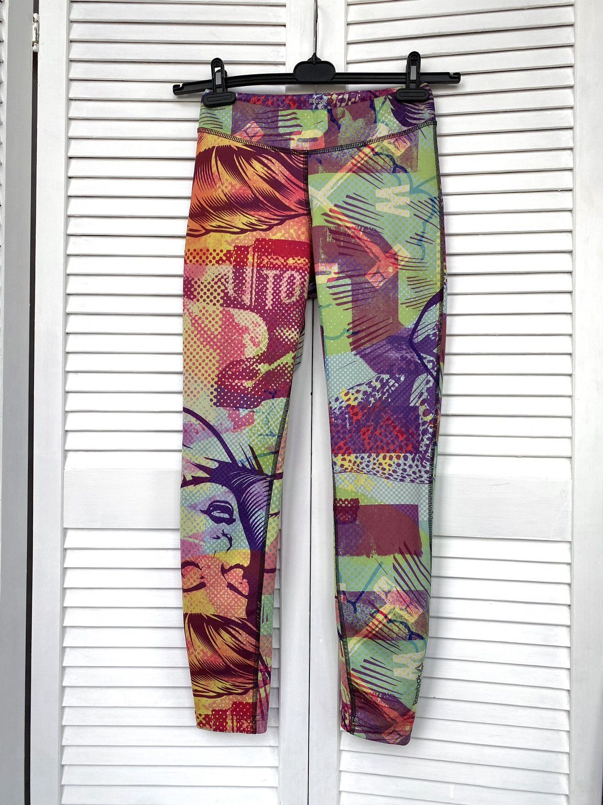 Designer × Reebok Reebok Legginsy Comic Clash Tight B45933 Pants Speed Wick Size 28" / US 6 / IT 42 - 3 Thumbnail
