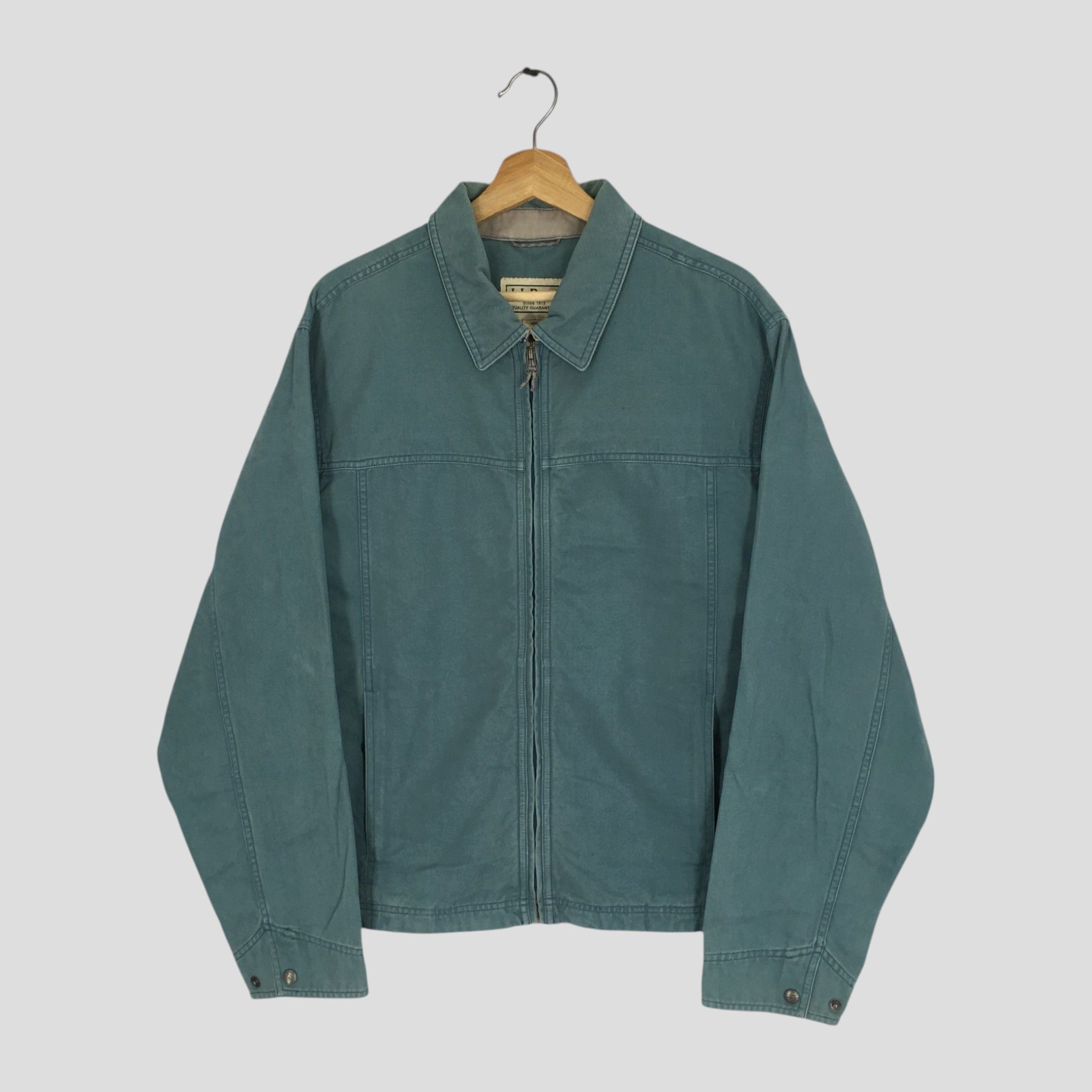 L.L. Bean Vintage 90's LL Bean Green Double Pocket Workwear - 1849 Size US L / EU 52-54 / 3 - 1 Thumbnail