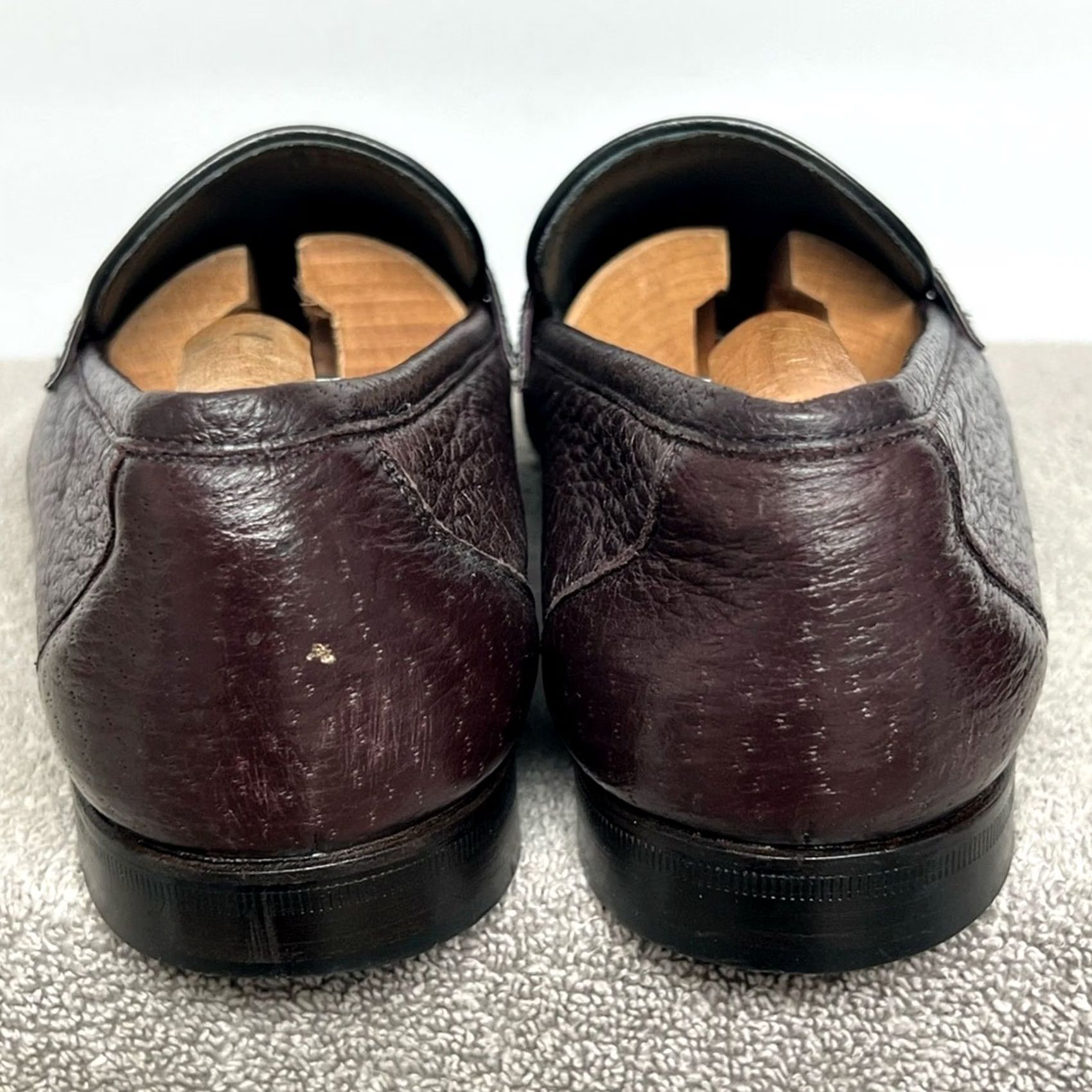 Moreschi Moreschi Loafers Men’s SZ 11 Burgundy Peccary Calfskin 41849 Size US 11 / EU 44 - 6 Thumbnail