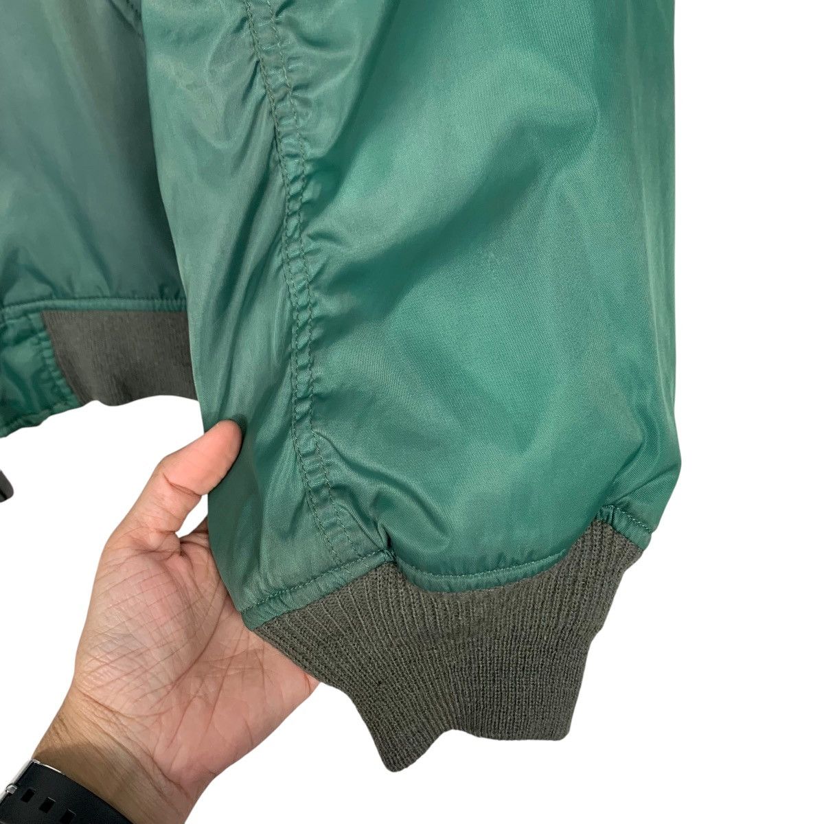 Vintage PHANTOM MILITARY MA1 Bomber Jacket Flight Jacket #2334-C104 Size US L / EU 52-54 / 3 - 13 Thumbnail