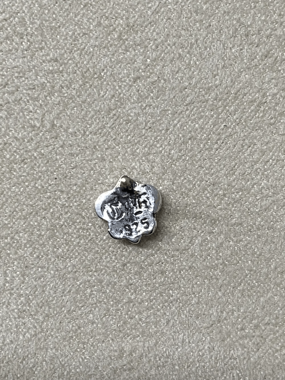 Chrome Hearts Chrome Hearts Silver Fleur Earring Ear Stud Size ONE SIZE - 6 Thumbnail