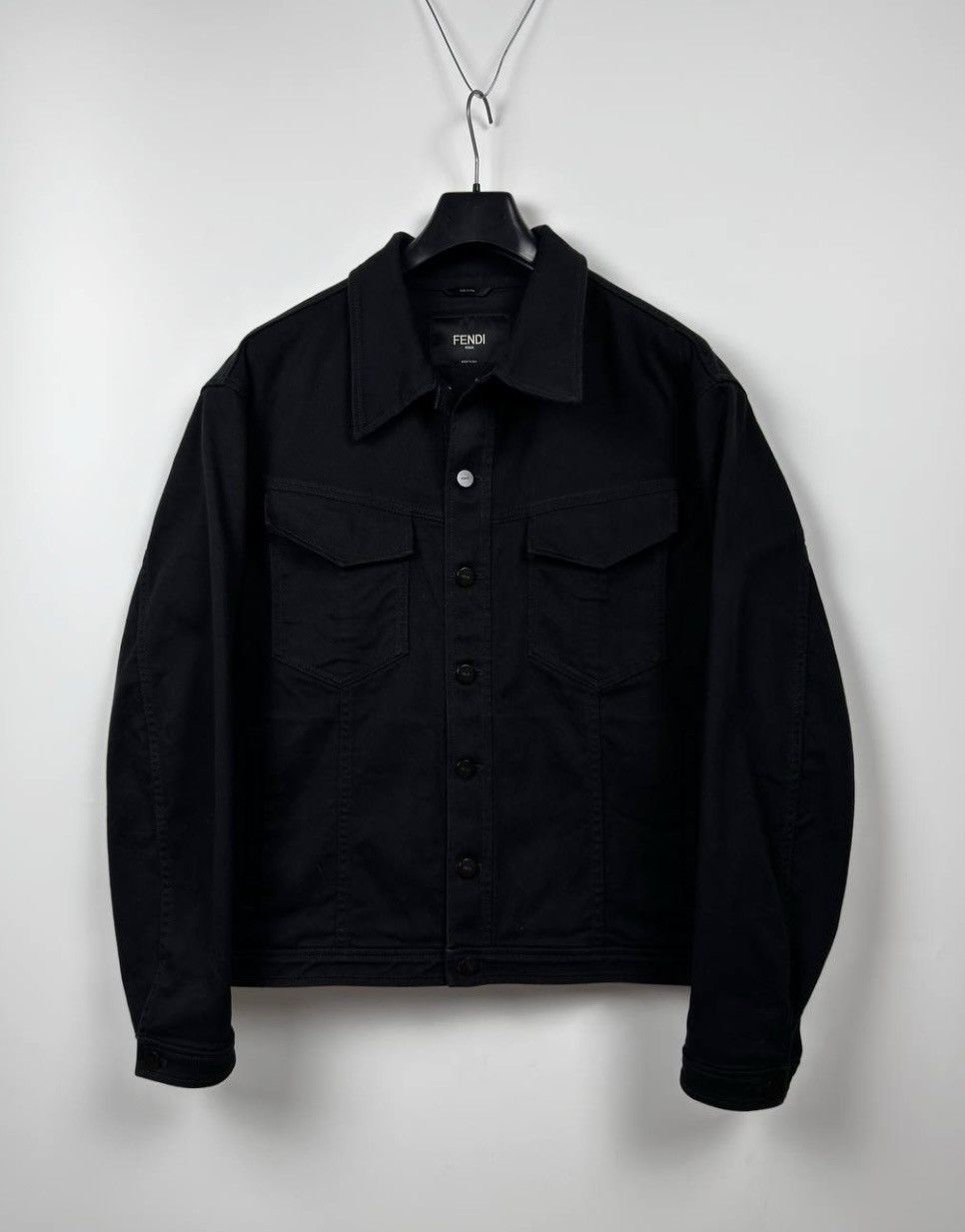 Fendi Fendi Mesh Logo Denim Jacket Size US L / EU 52-54 / 3 - 2 Thumbnail
