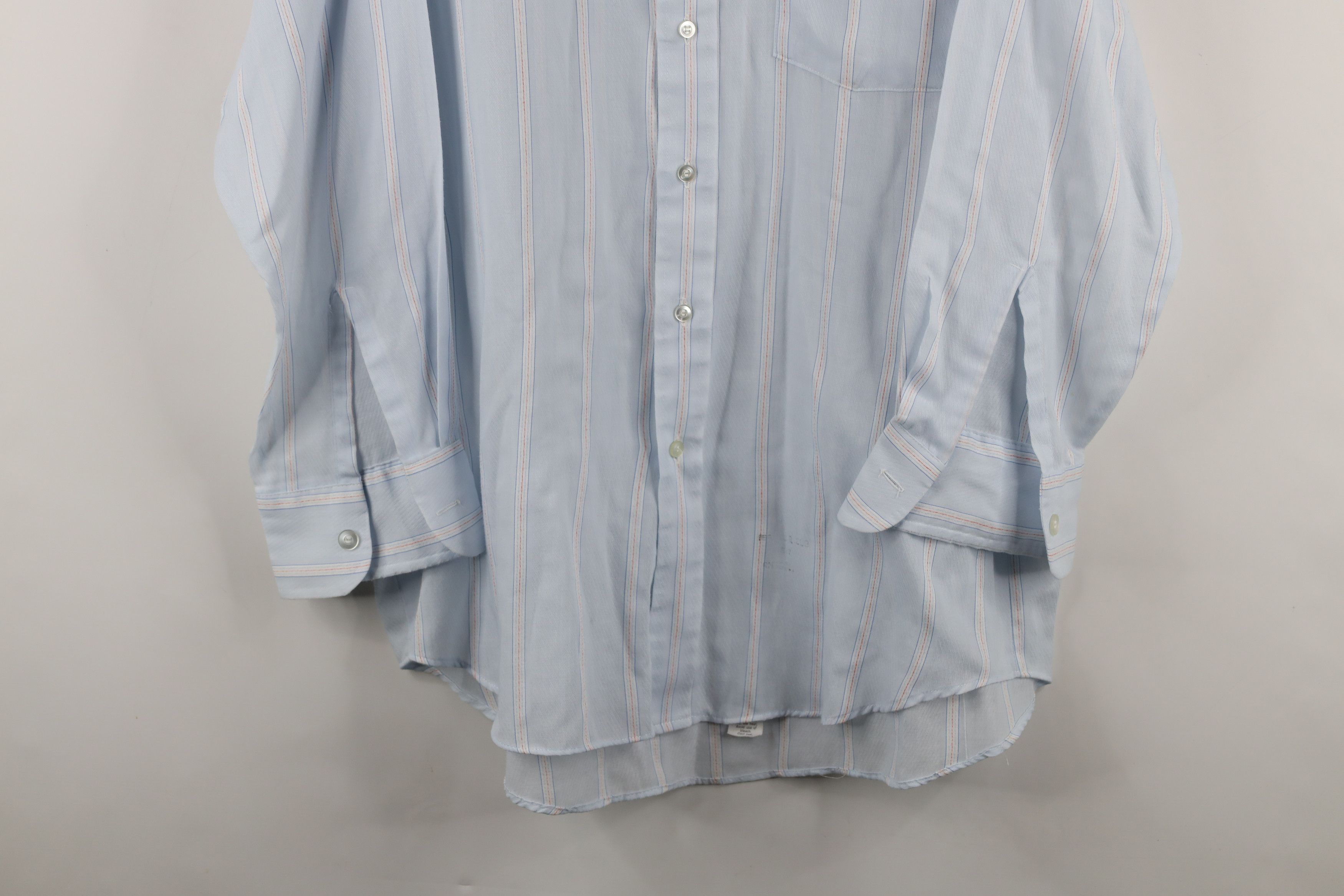 Vintage Vintage 70s Streetwear Striped Collared Button Shirt USA Size US M / EU 48-50 / 2 - 3 Thumbnail