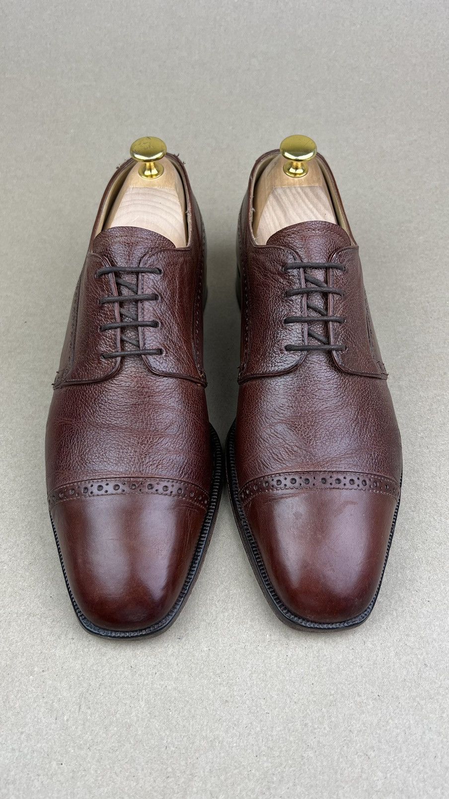 Grenson GRENSON Derby Leather Shoes Made in England Brown Men’s Size US 10.5 / EU 43-44 - 3 Thumbnail