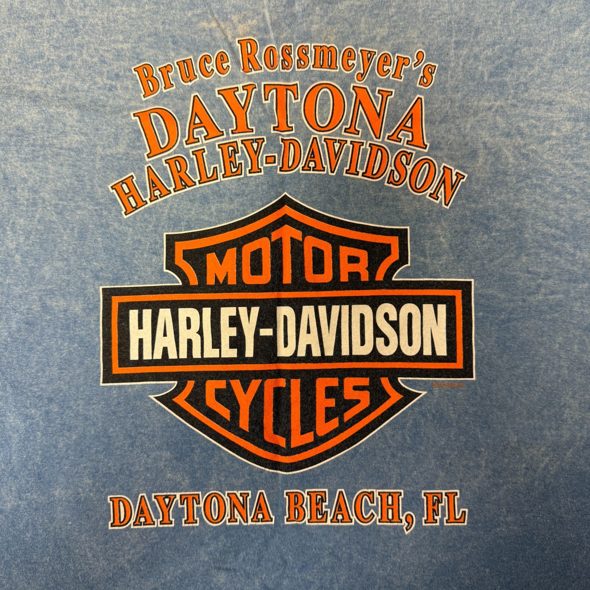 Harley Davidson Motorcycle Holoubek Blue Stonewash Daytona Bike Week T Shirt Size US XL / EU 56 / 4 - 5 Thumbnail