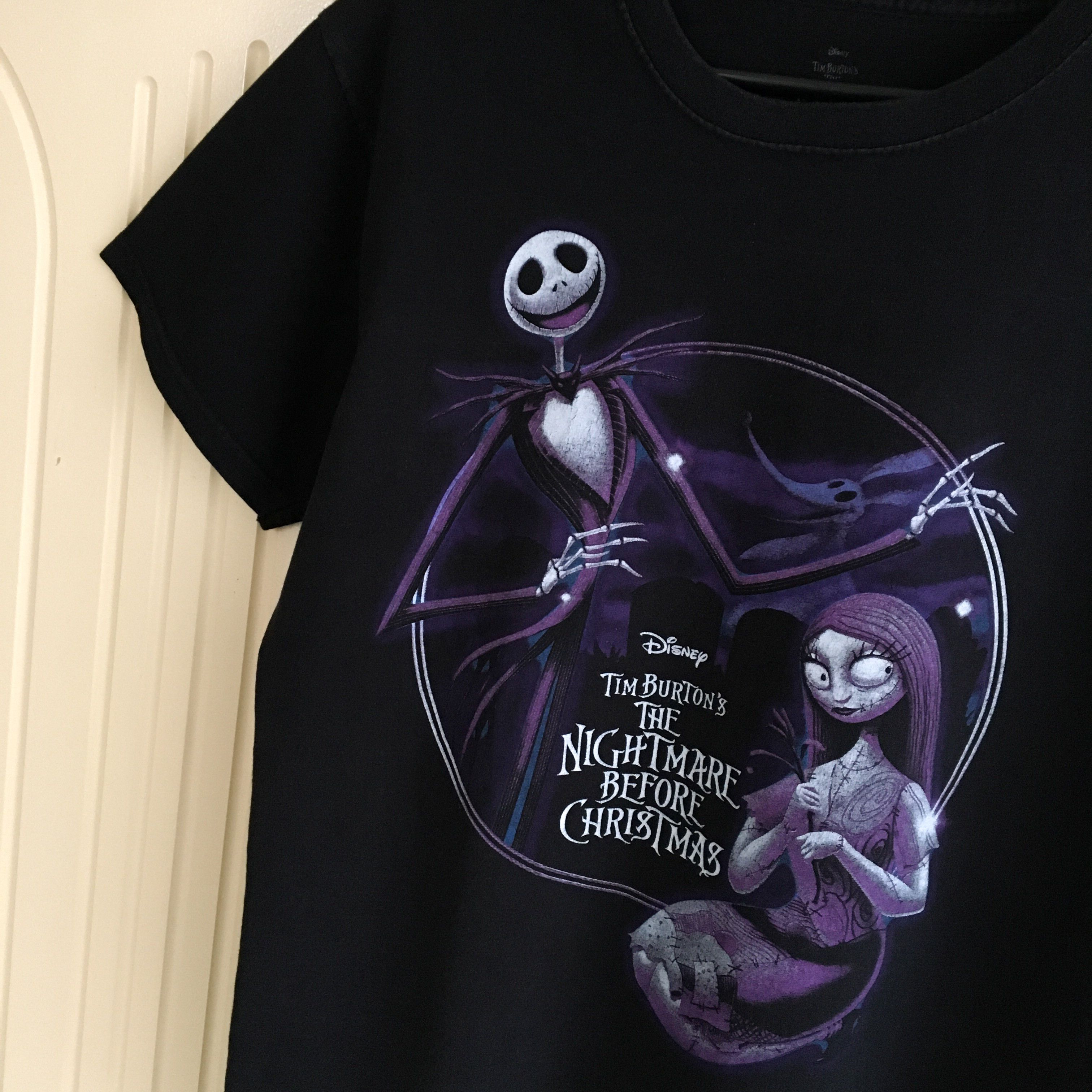 Cartoon Network Vintage Tim Burton’s The Nightmare Before Christmas Tee Size US M / EU 48-50 / 2 - 2 Thumbnail
