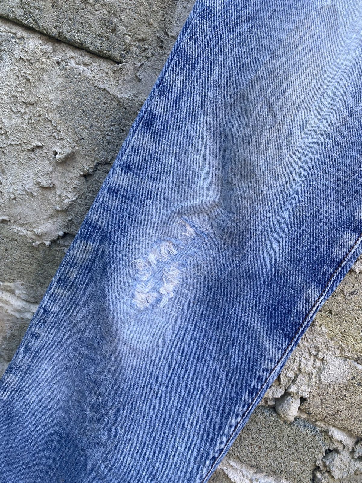 Levi's Levi's W557 Flare Distressed Vintage Jeans Size 26" / US 2 / IT 38 - 8 Thumbnail