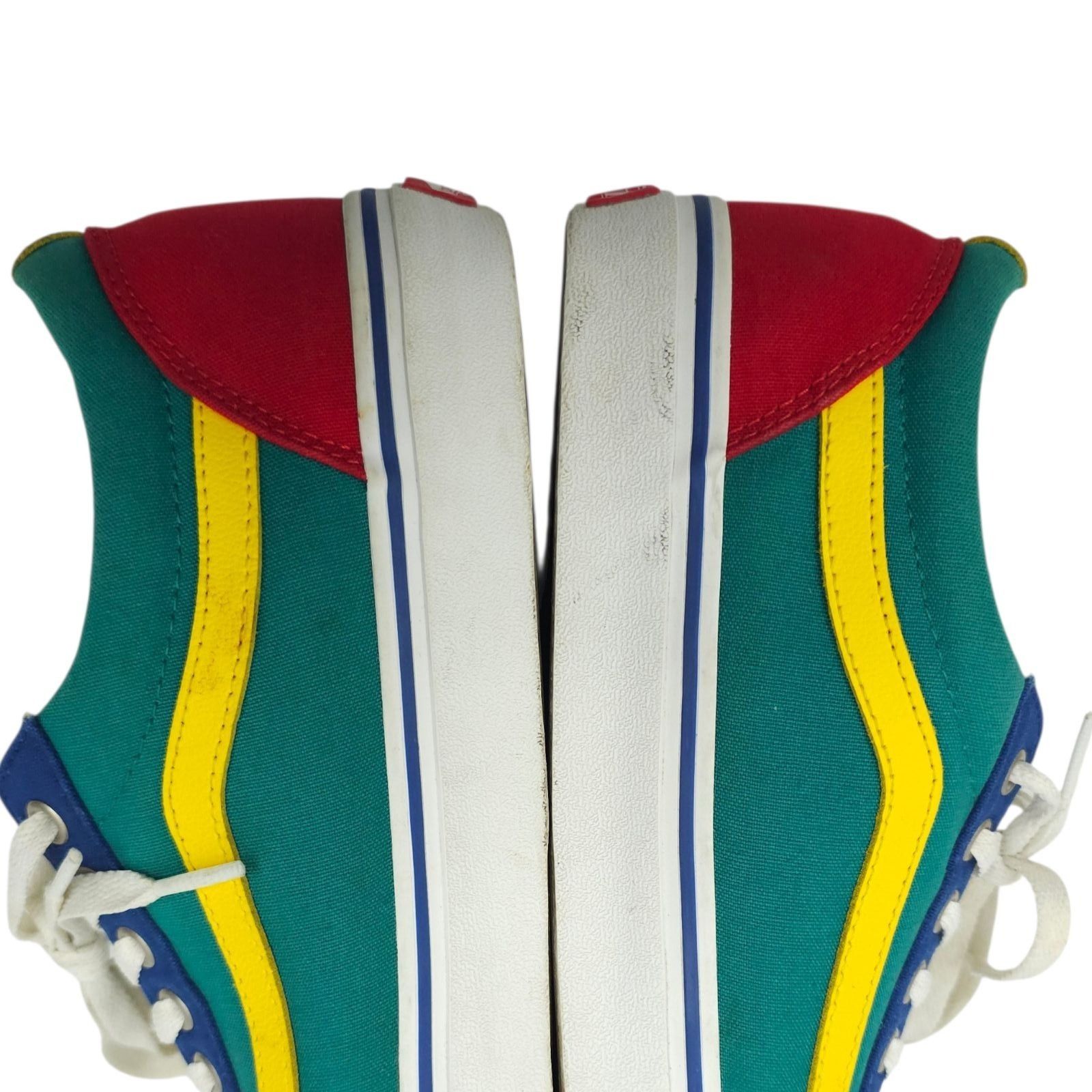 Vans Vans Ward Multi-Color Canvas Sneakers Mens 11 Primary Colors Size US 11 / EU 44 - 17 Thumbnail