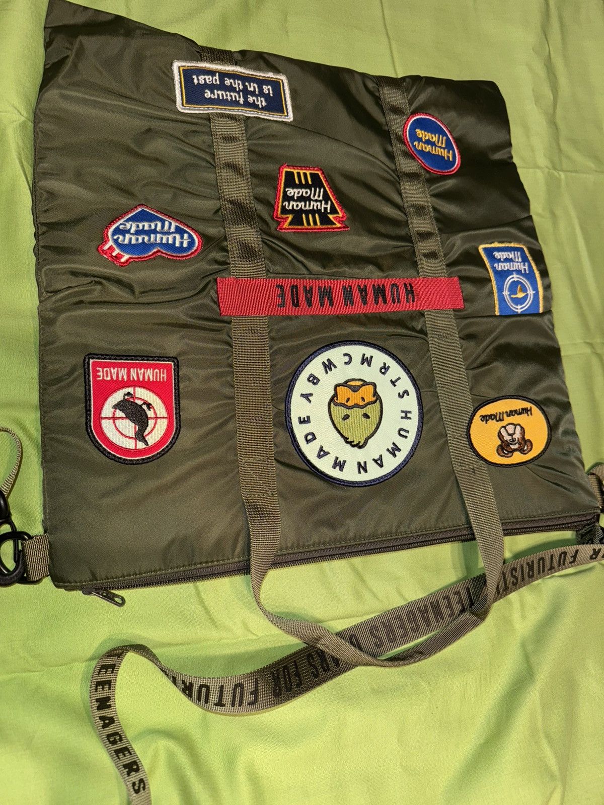 Human Made Human Made helmets bag olive drab Size ONE SIZE - 9 Thumbnail