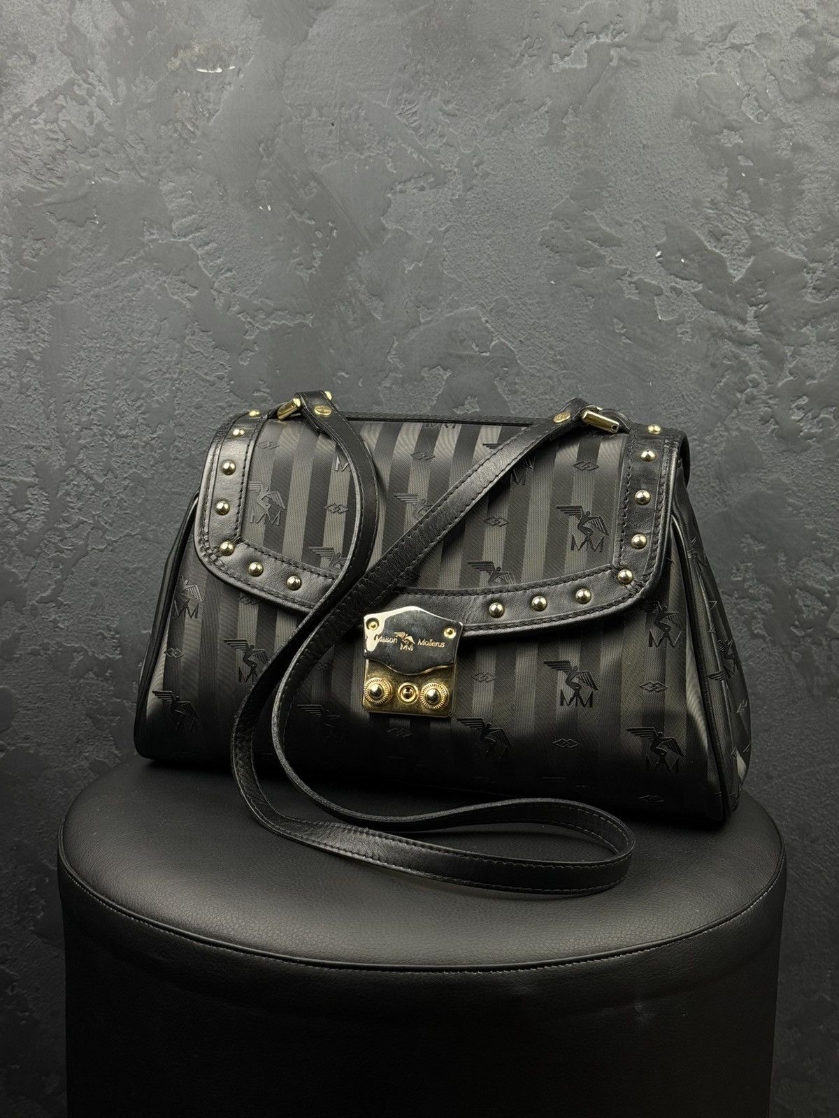 Maison Mollerus Maison Mollerus Leather Women’s Monogram Crossbody Bag Size ONE SIZE - 2 Thumbnail