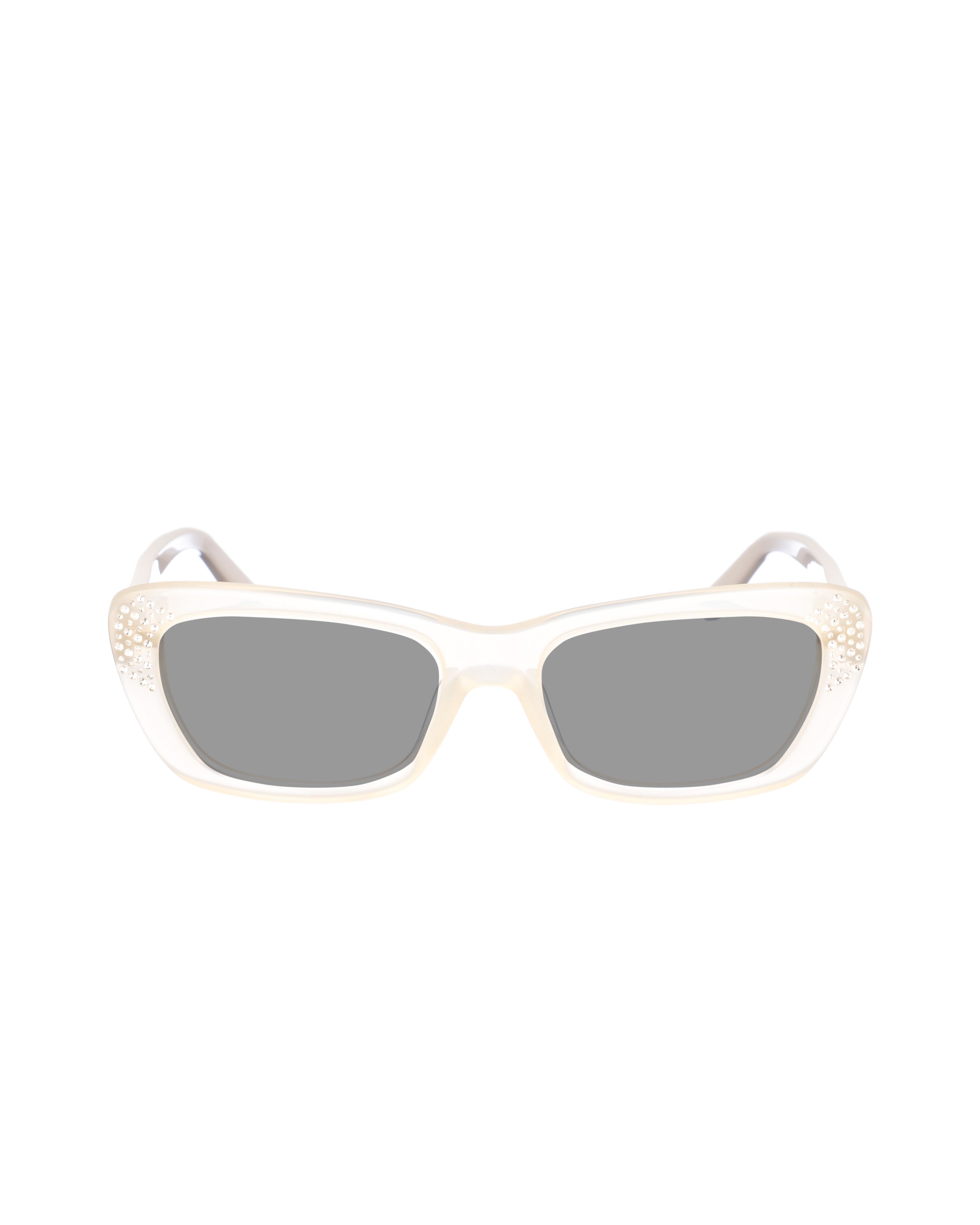 Marc Jacobs Marc by Marc Jacobs 00s White Transparent Cat-Eye Sunglasses Size ONE SIZE - 3 Thumbnail