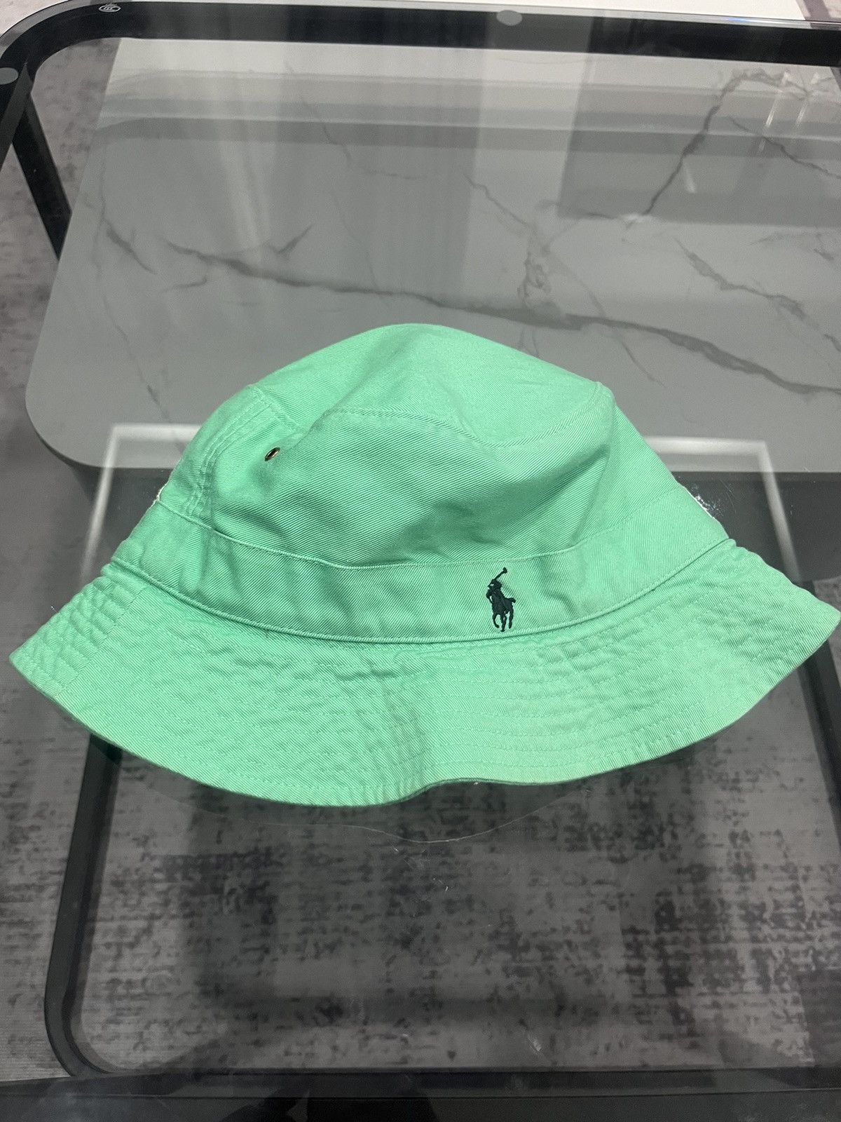 Polo Ralph Lauren × Vintage RARE VINTAGE POLO SMALL PONY BUCKET HAT Size ONE SIZE - 7 Thumbnail