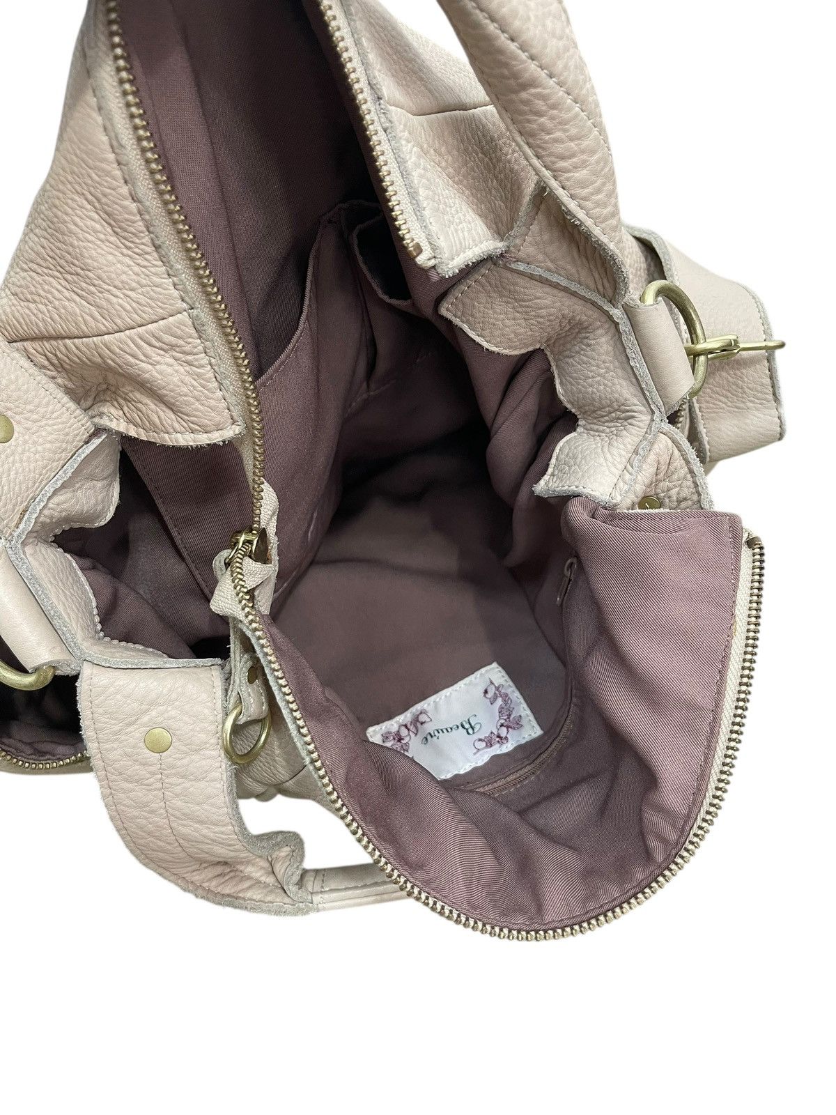 Genuine Leather Full Leather Beaure Japan Tote Shoulder Bag 2🟩2 Size ONE SIZE - 20 Thumbnail
