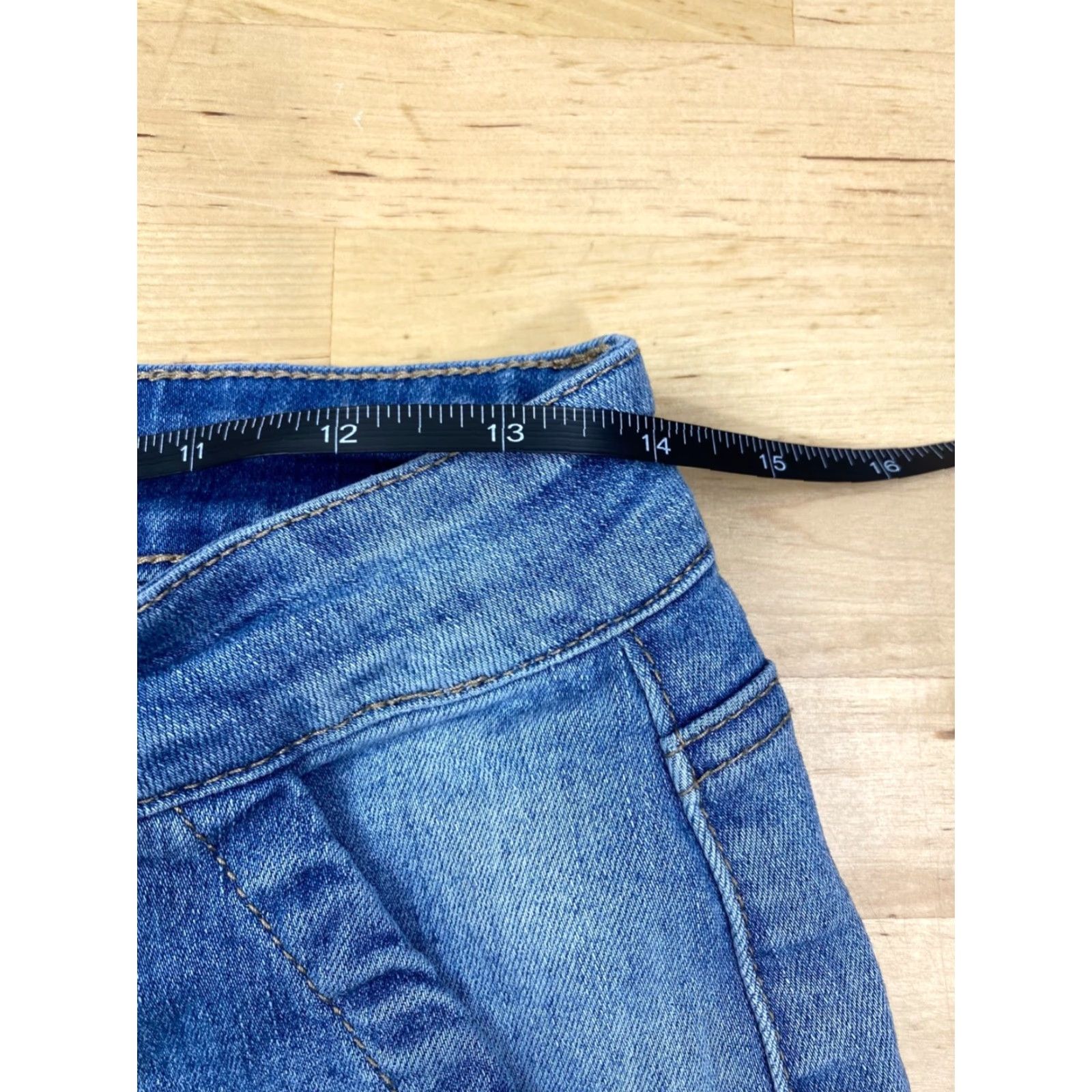Vintage VINTAGE HYDRAULIC Womens Murray Wide Leg Jeans 3/4 Blue Size 8 Casual #5303 Size 30" / US 8 / IT 44 - 5 Thumbnail