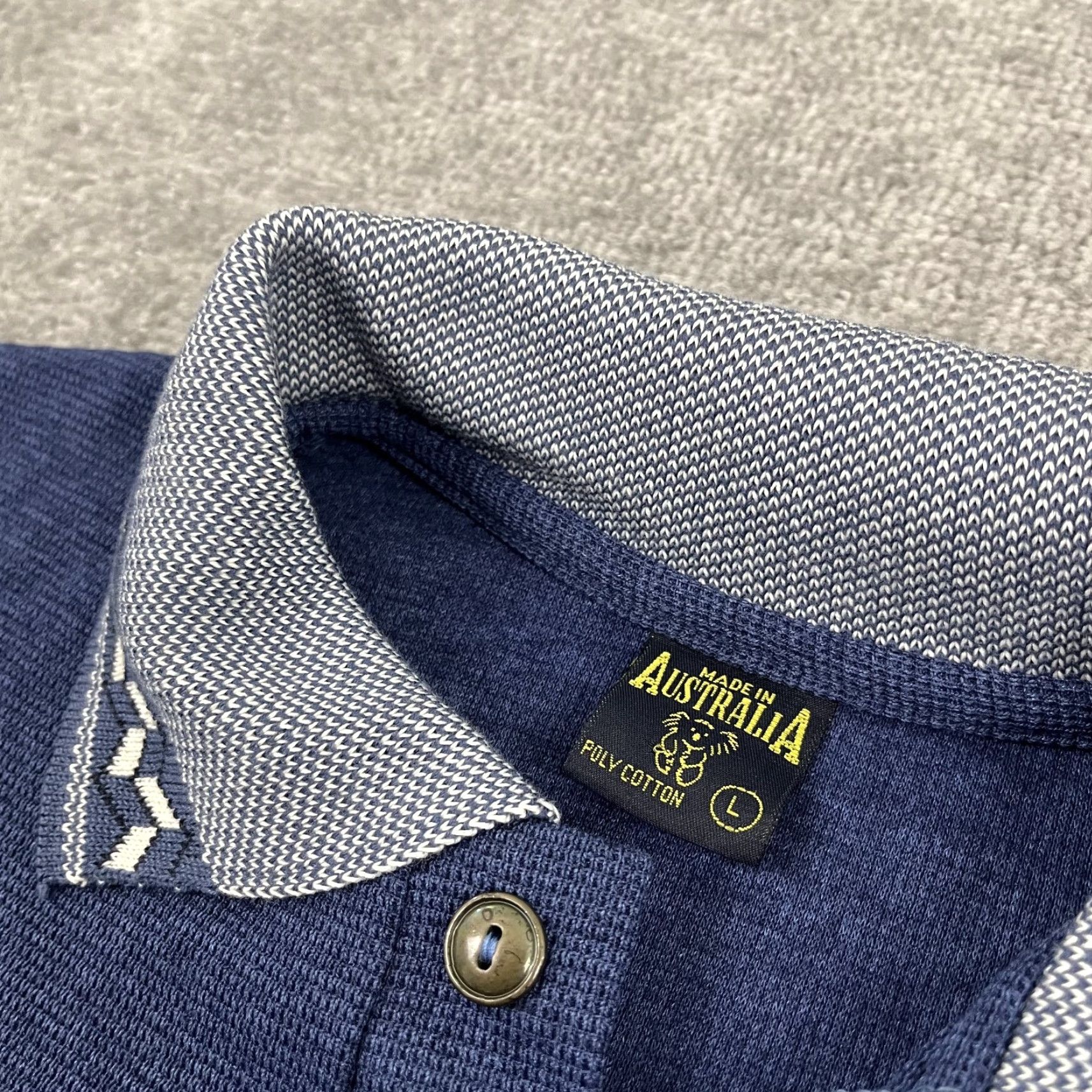 Vintage Australia Zoo Polo Shirt Large Blue Irwin Crikey Men's Activewear Size US L / EU 52-54 / 3 - 3 Thumbnail