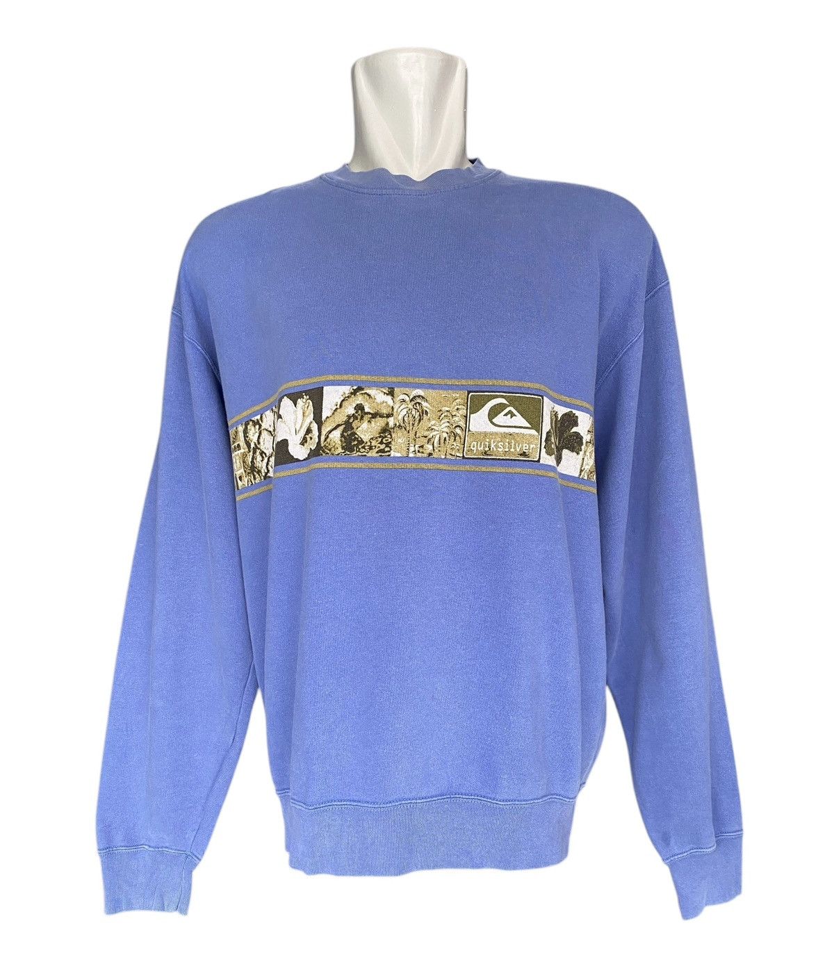 Quiksilver Vtg QUICKSILVER Crewneck Sweatshirt Size US M / EU 48-50 / 2 - 1 Thumbnail