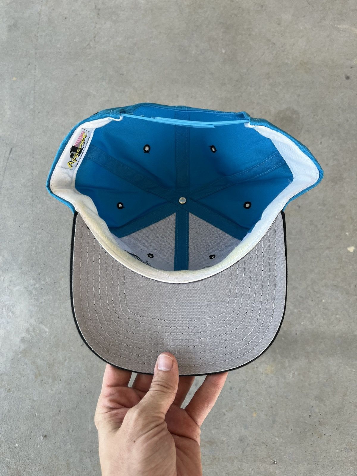 NFL Vintage 90’s Carolina Panthers #1 Apparel NFL Snapback Hat Size ONE SIZE - 4 Thumbnail