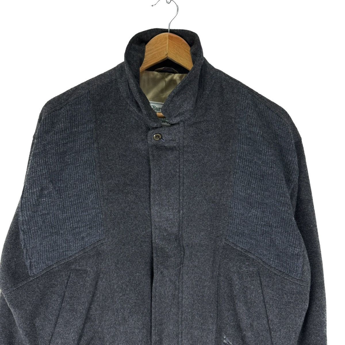Burberry ☀️BURBERRY WOOL LIGHT ZIPPER JACKET Size US M / EU 48-50 / 2 - 2 Thumbnail