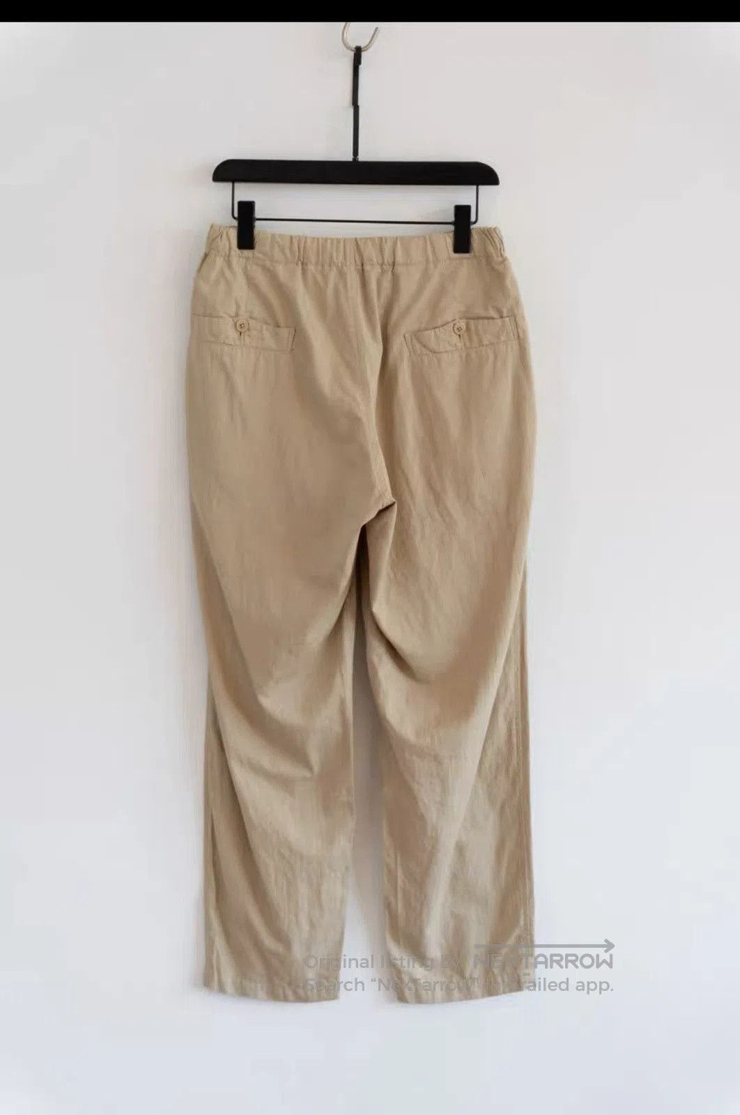 Yohji Yamamoto Beige Casual Pleated Pants Size 34. Size US 34 / EU 50 - 1 Thumbnail