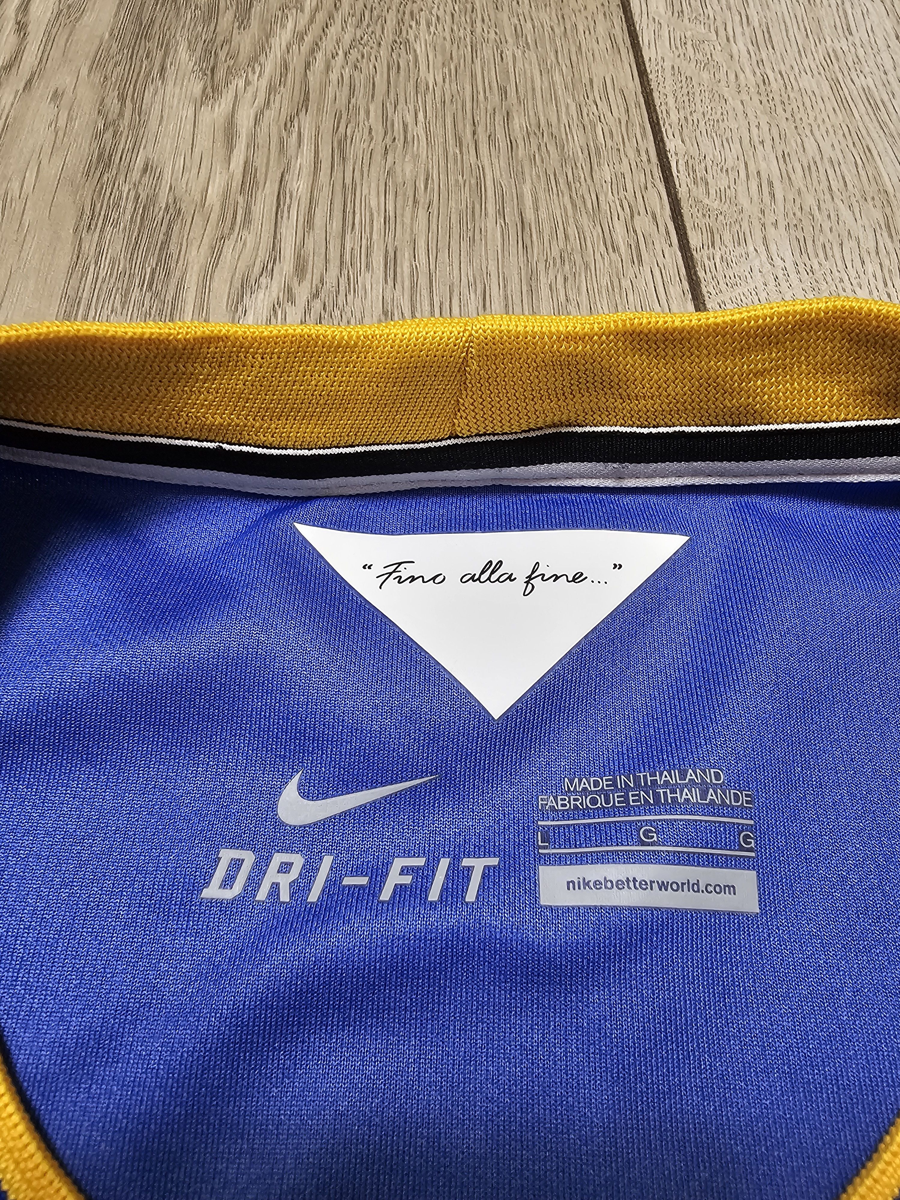 Nike JUVENTUS 2014 2015 AWAY FOOTBALL SHIRT SOCCER JERSEY Size US L / EU 52-54 / 3 - 8 Thumbnail