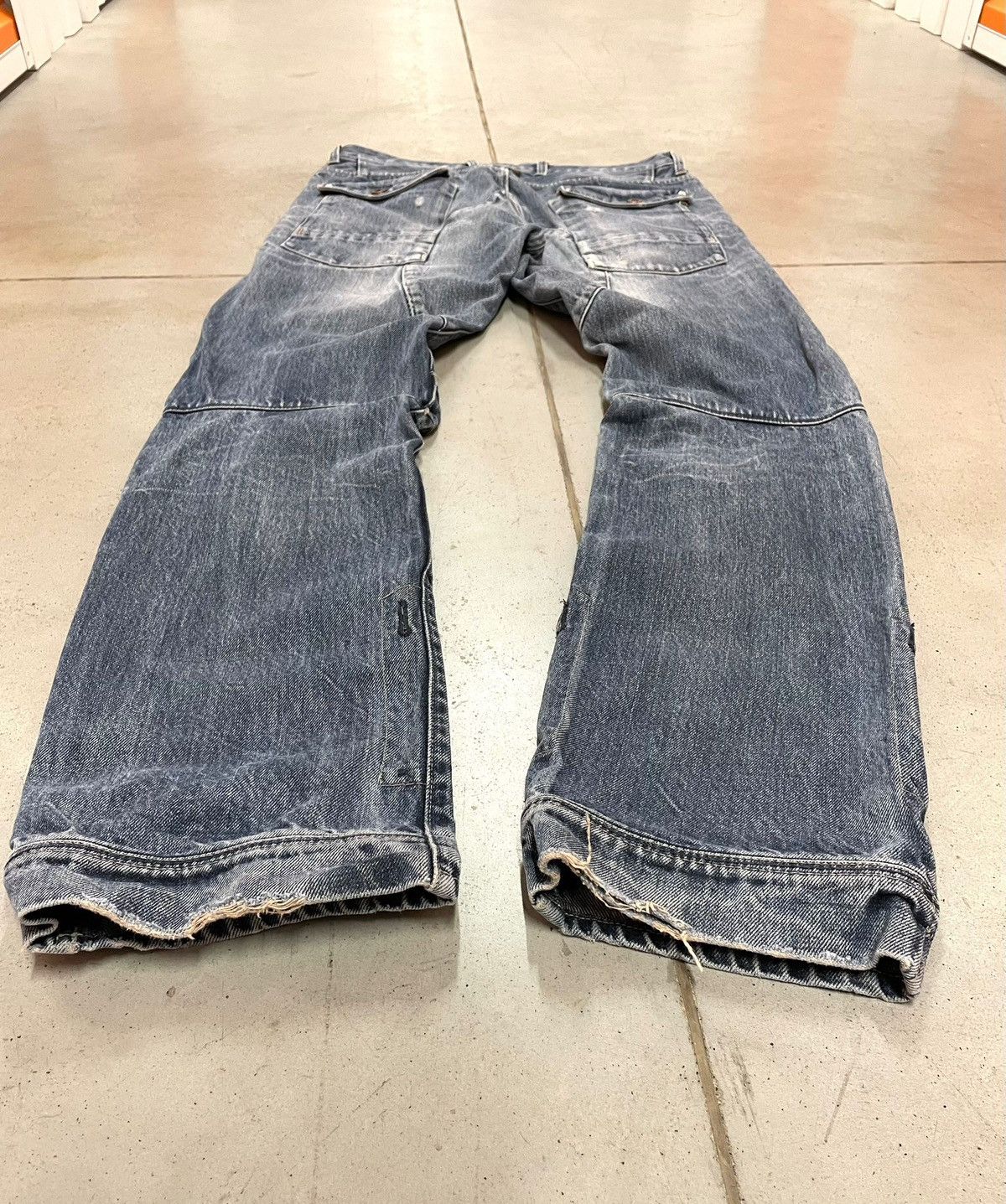 G-Star Vintage G Star Raw Cargo Jeans Distressed Denim Size US 32 / EU 48 - 15 Thumbnail