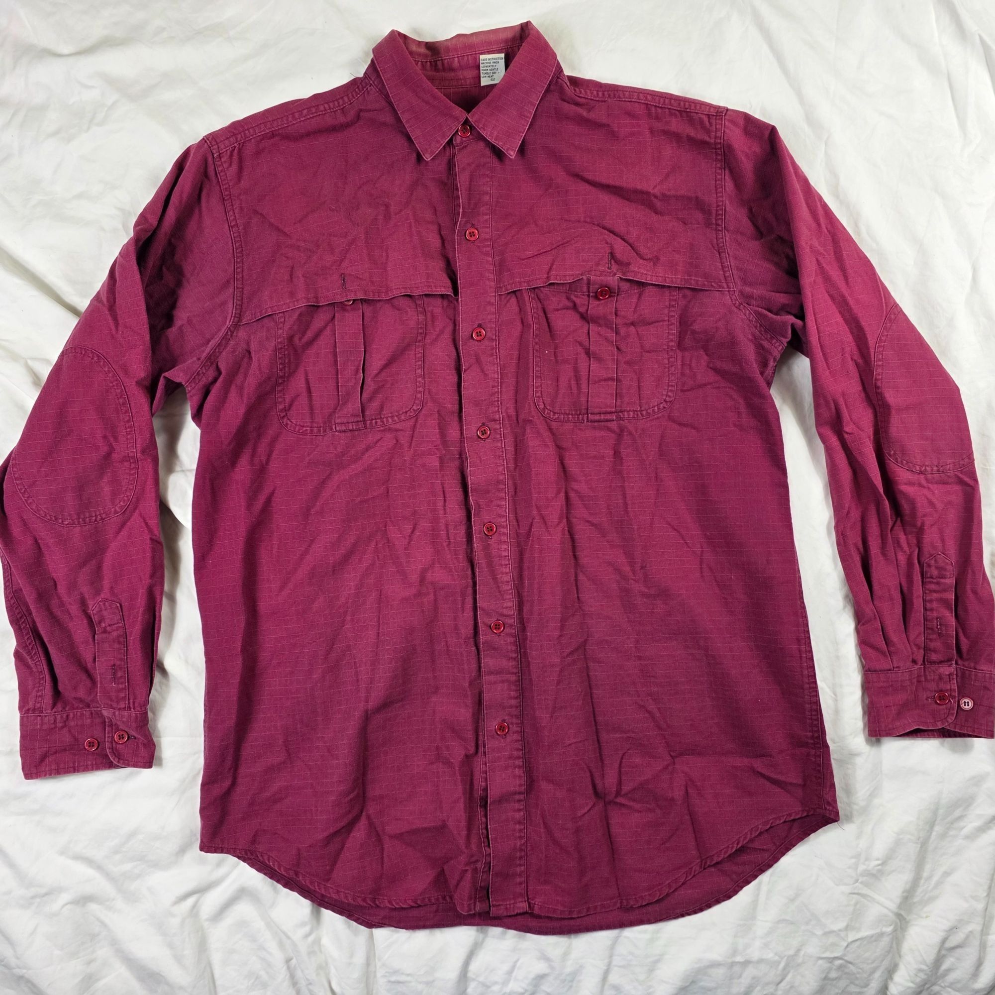 Cabelas Cabelas Outdoor Gear Mens XL Tall Red Long Sleeve Button Fro Size US XL / EU 56 / 4 - 1 Thumbnail