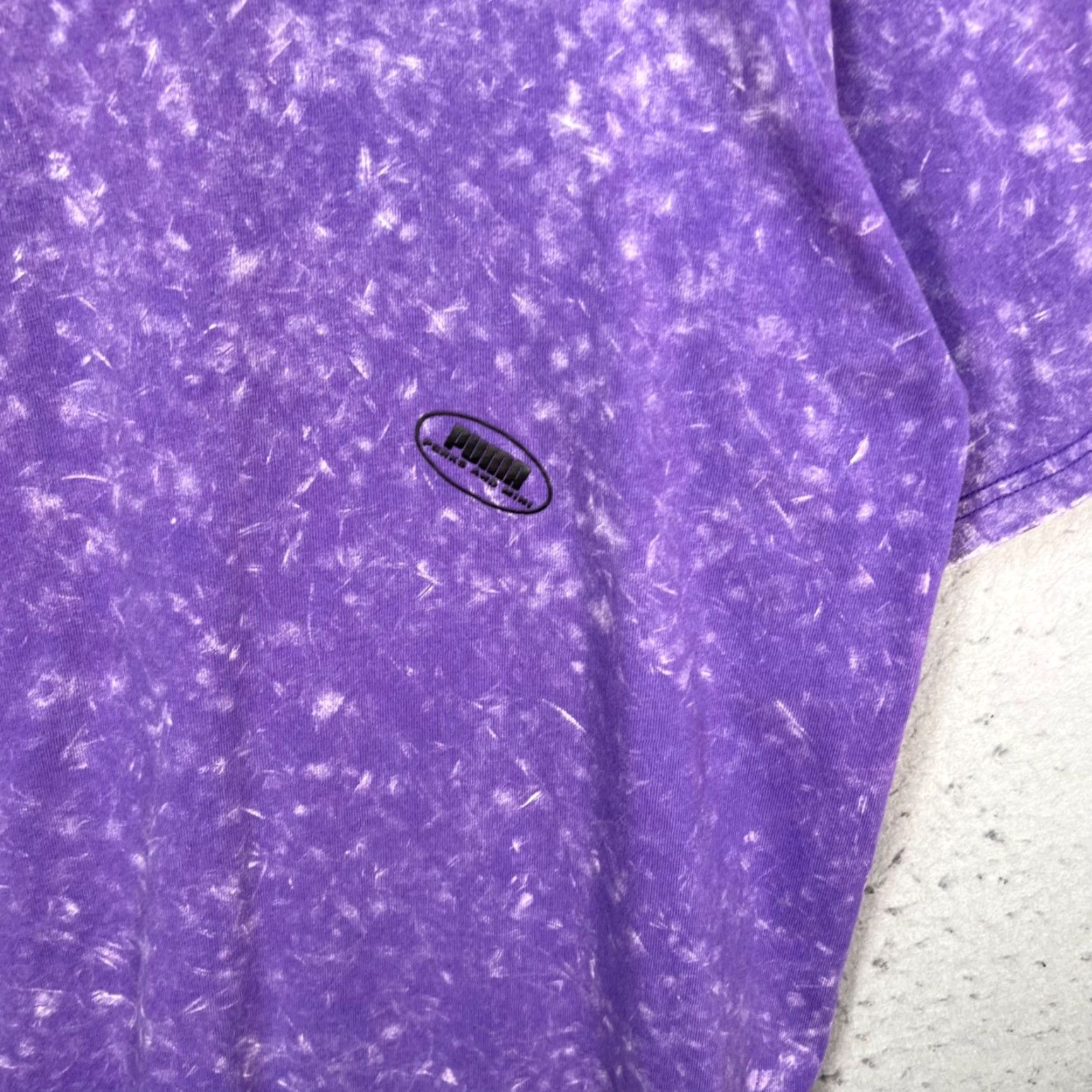 Puma Puma Perks And Mini Purple Tie-Dye T-Shirt Size Medium Mens Regular Short Sleeve Crew Neck Cotton 2020s Summer Spring Size US M / EU 48-50 / 2 - 6 Thumbnail