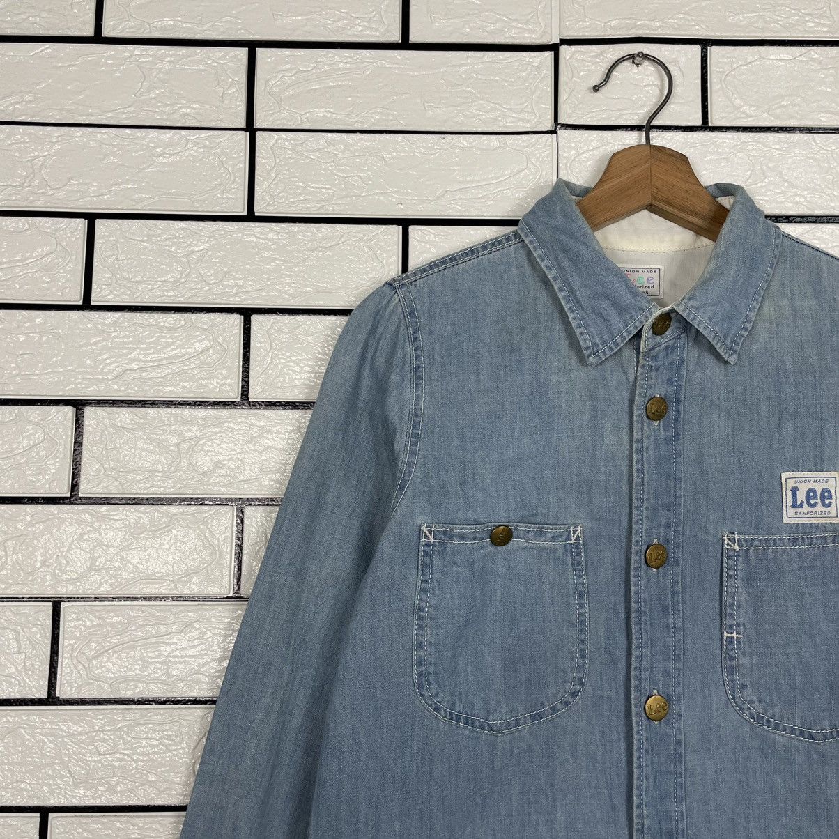 Lee Lee Union Made Sanforized Long Jacket Size S / US 4 / IT 40 - 6 Thumbnail