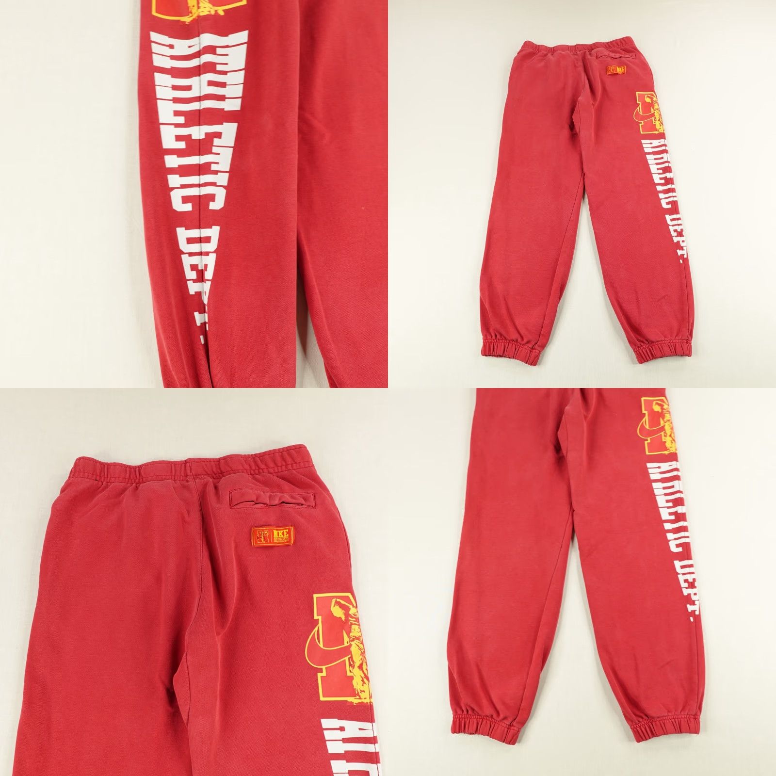 Nike Nike Pants Mens M Red Club Fleece Joggers Sweatpants Elephant Logo Gym Size US 31 - 8 Thumbnail
