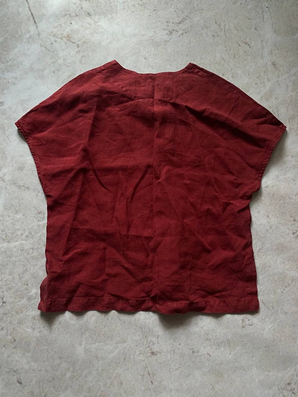 Japanese Brand × OSKA Vintage Oska Flax Linen T-Shirt 90s Japanese Rare Size L / US 10 / IT 46 - 5 Thumbnail