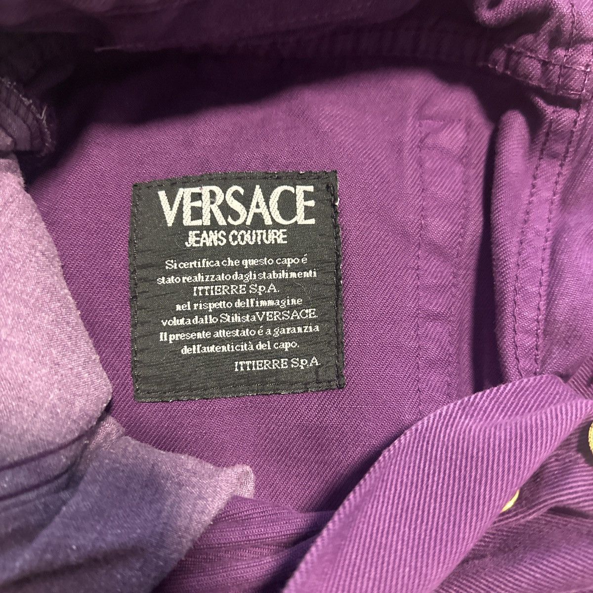 Versace Jeans Couture VINTAGE PURPLE VERSACE JEANS COUTURE JEANS Size US 28 / EU 44 - 3 Thumbnail