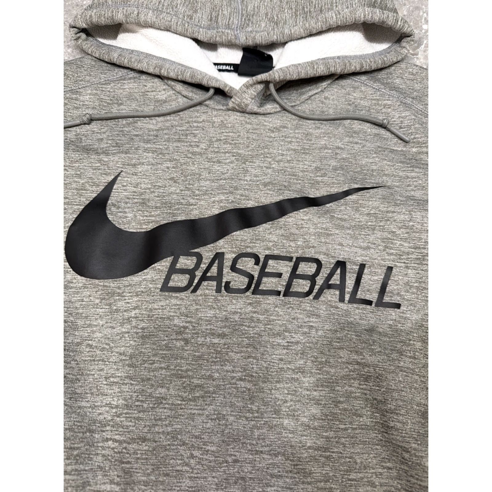 Nike Nike Dri-Fit Baseball Hoodie Black Mens Medium Fleece Hooded Pullover Sweatshirt Size US M / EU 48-50 / 2 - 2 Thumbnail